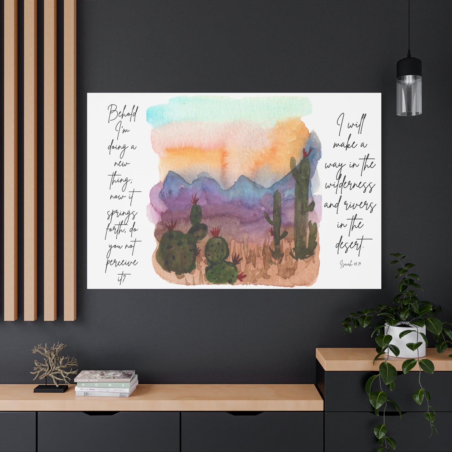 Do you not perceive it Canvas Art