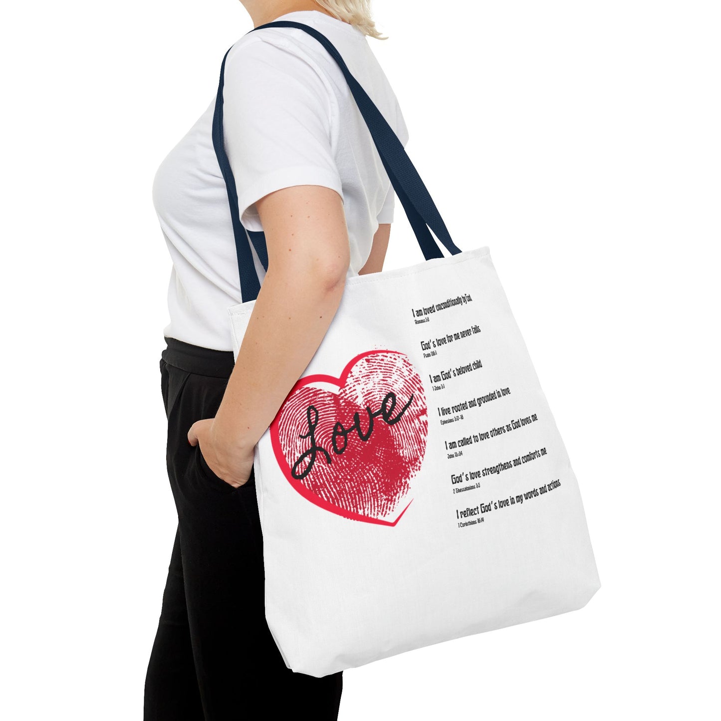 Love Affirmations Tote Bag