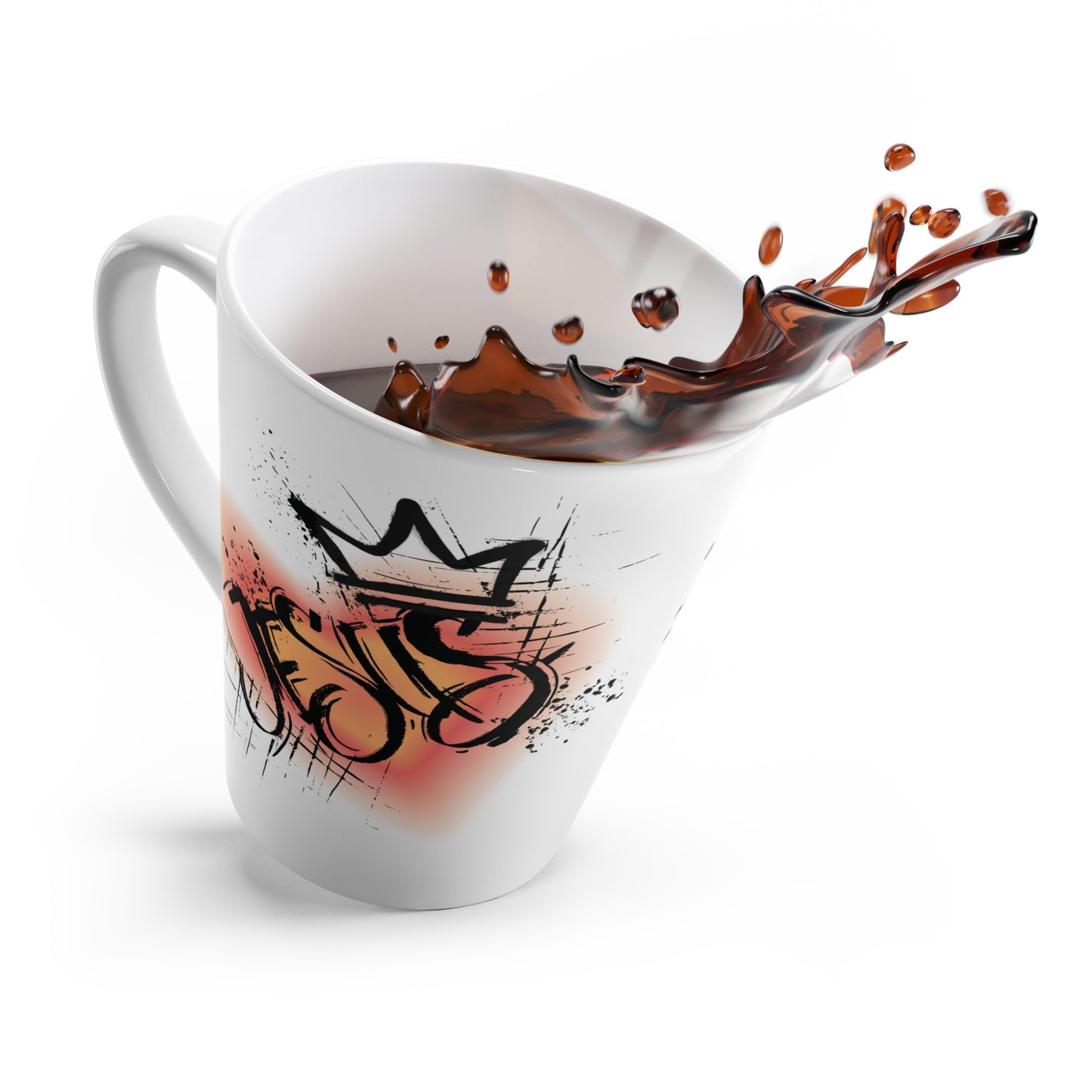 King Jesus Latte Mug - Perfect for Coffee Lovers