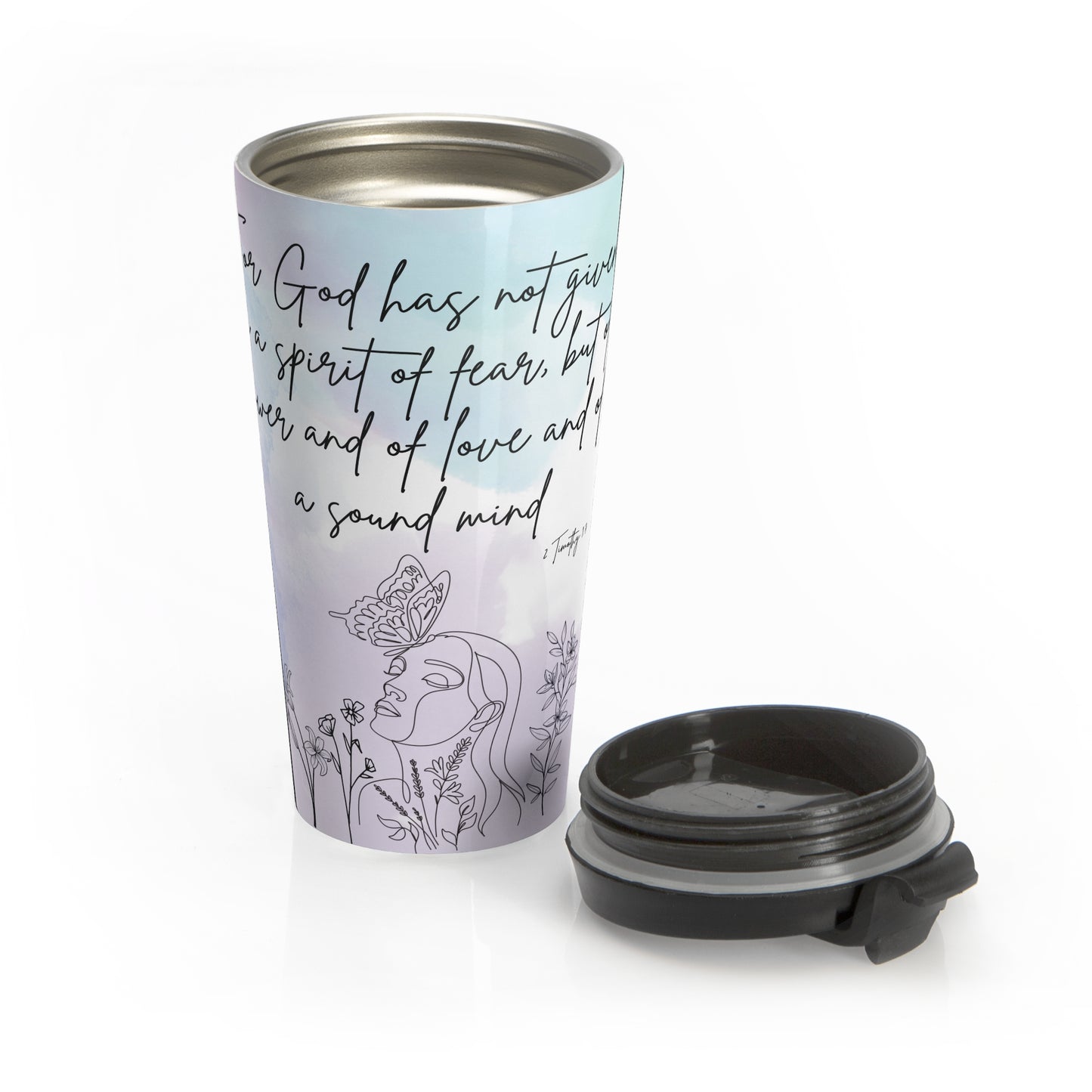 Sound Mind Stainless Steel Travel Mug