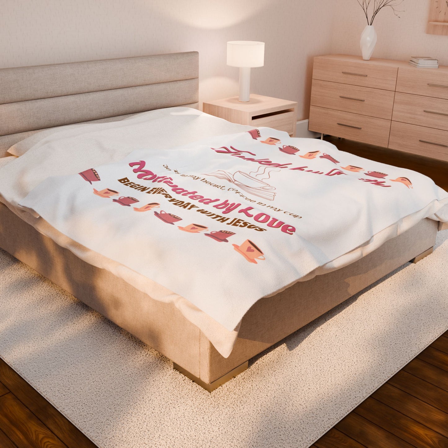 Fueled by Faith Velveteen Blanket