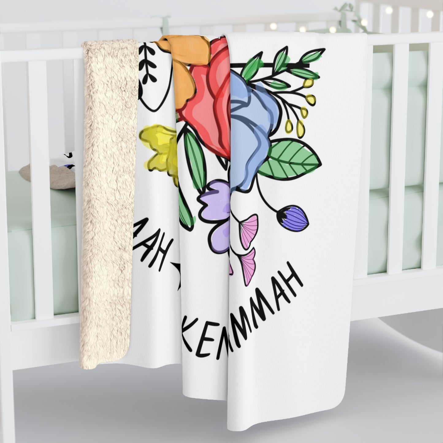 Jehovah Sherpa Fleece Blanket | Cozy & Soft Comfort for Home Decor | Perfect Gift for Faith & Hope