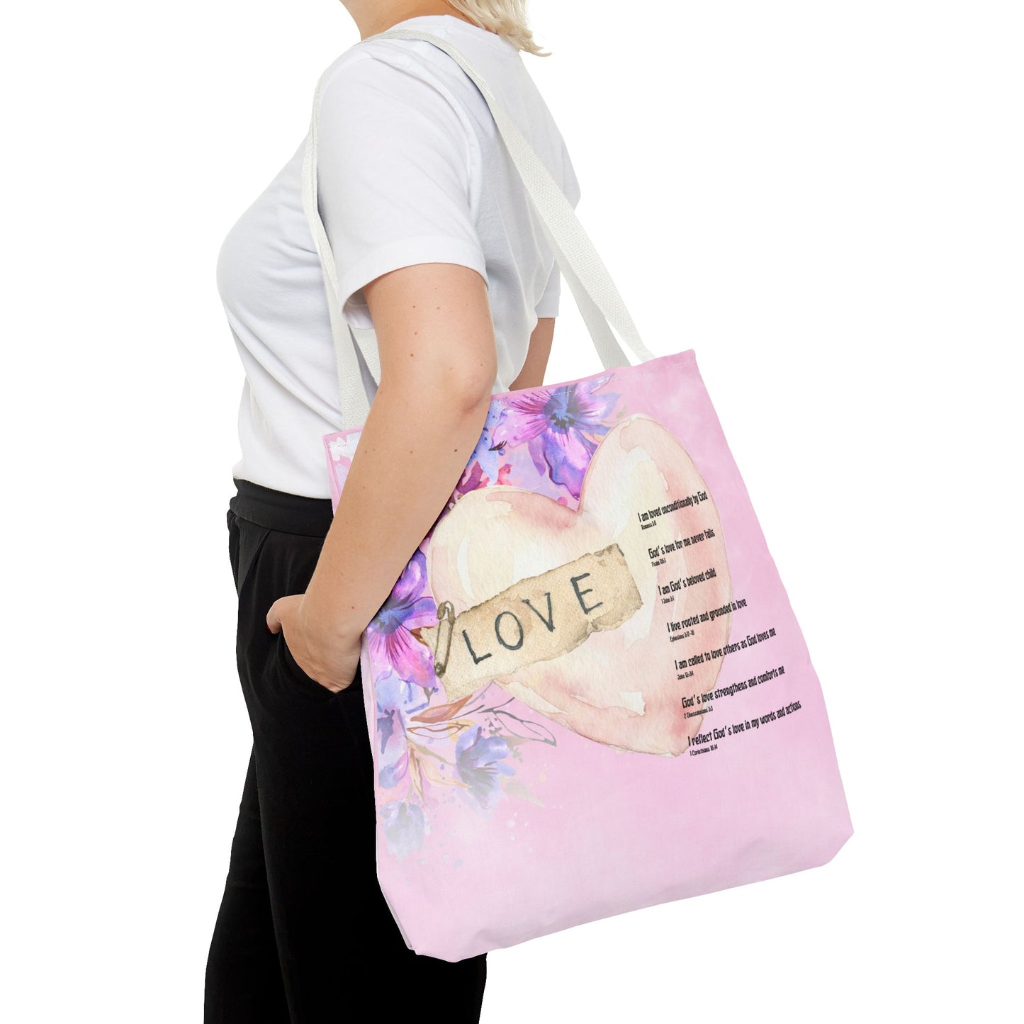 Love Affirmations Tote Bag