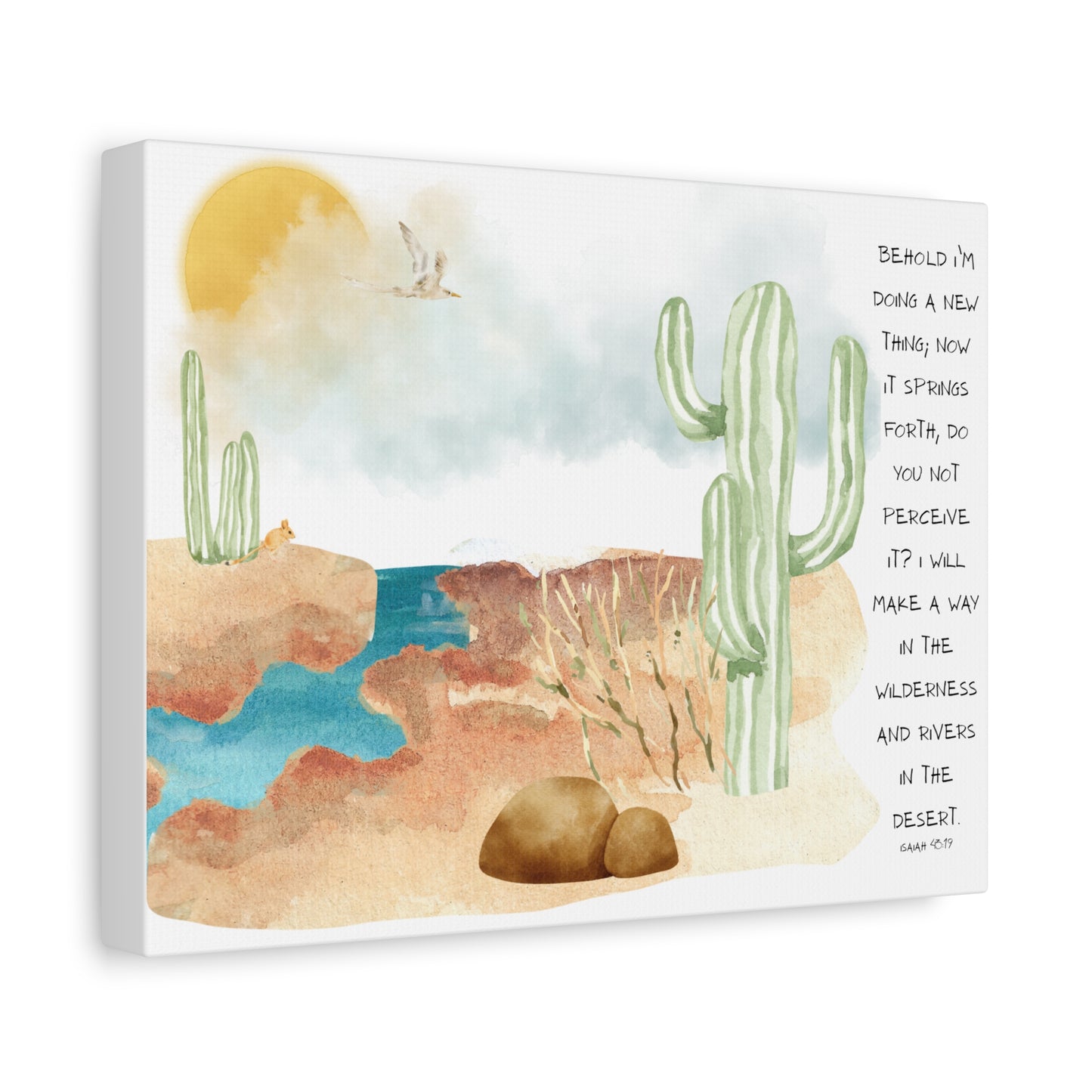 Isaiah 43:19 Canvas Art