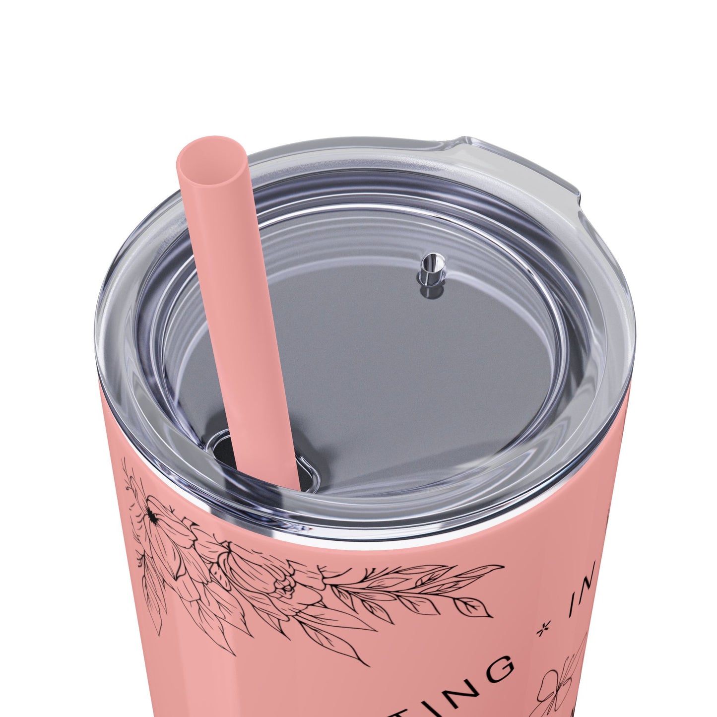 There was Jesus Skinny Tumbler with Straw - 20oz