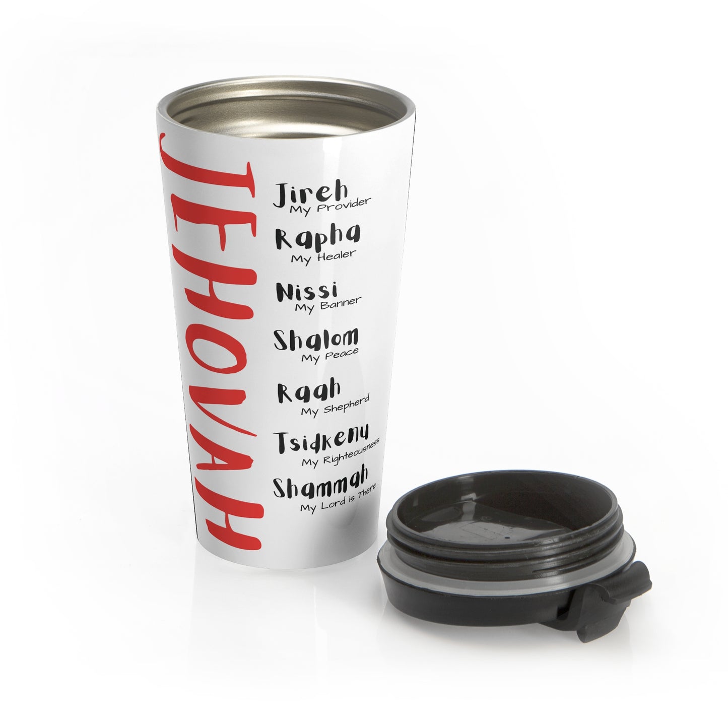 Jehovah Stainless Steel Travel Mug