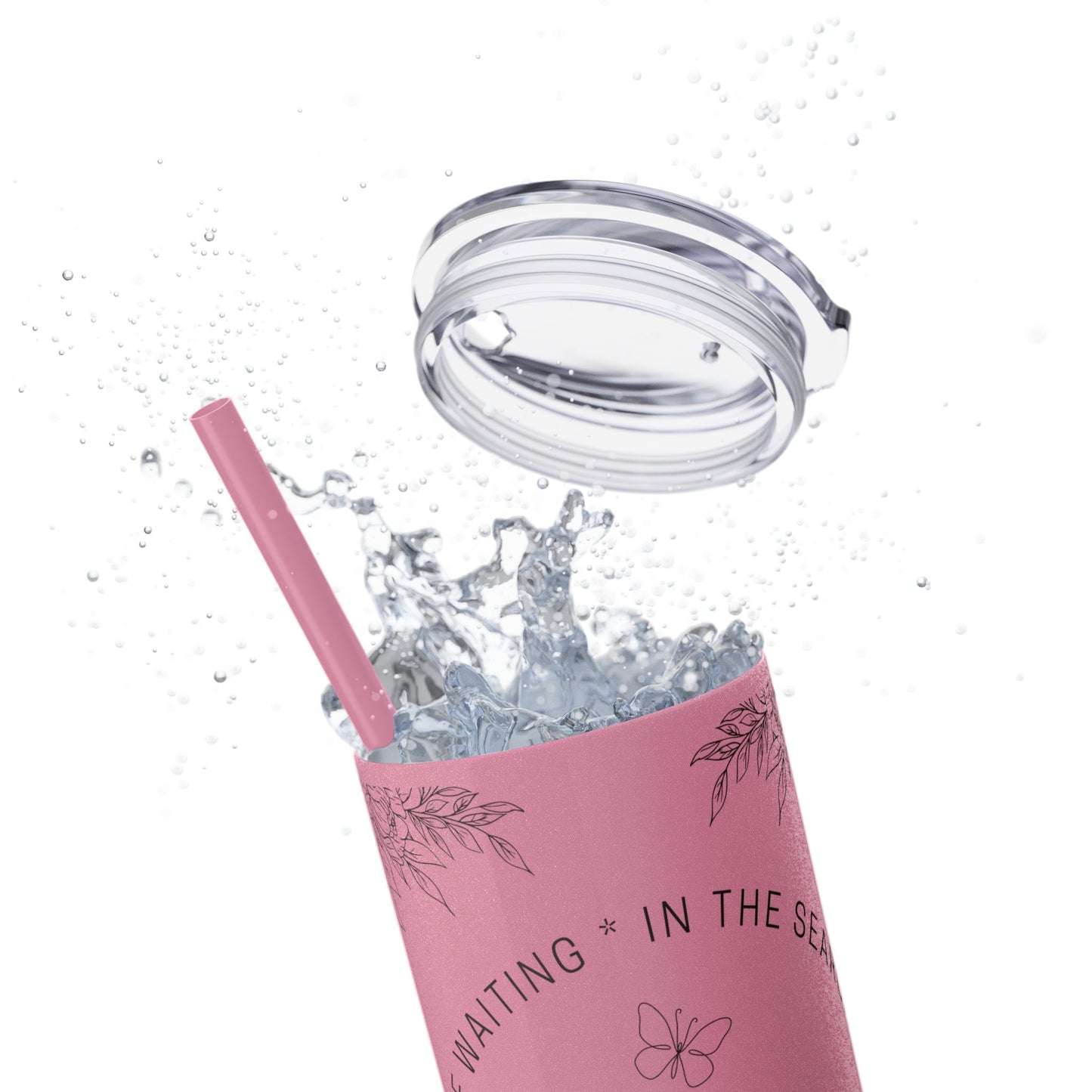 There was Jesus Skinny Tumbler with Straw - 20oz