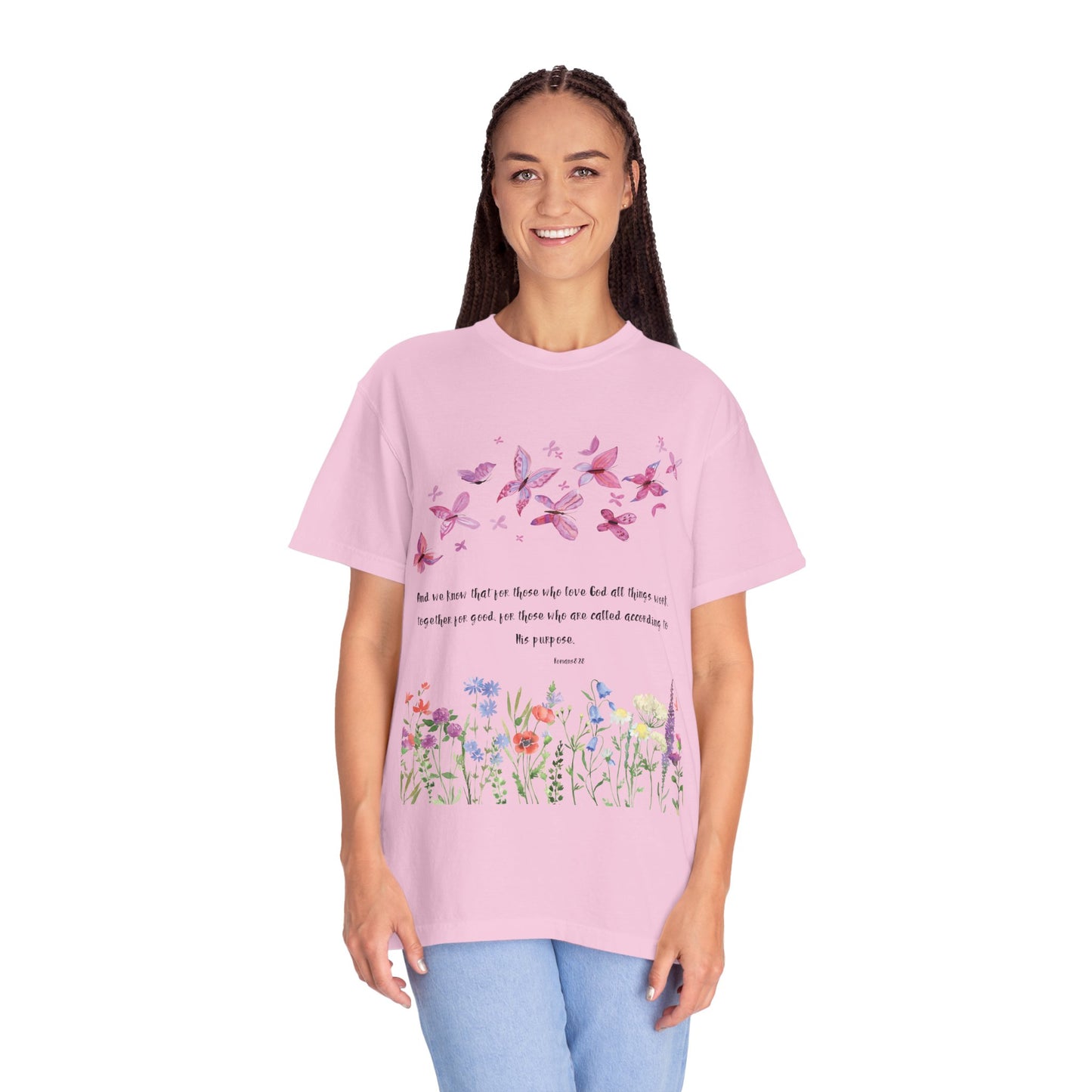 Romans 8:28 with grace T-shirt
