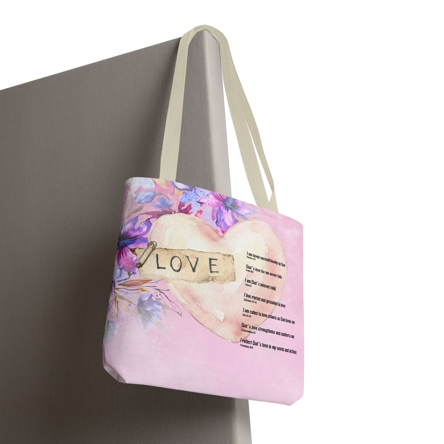 Love Affirmations Tote Bag