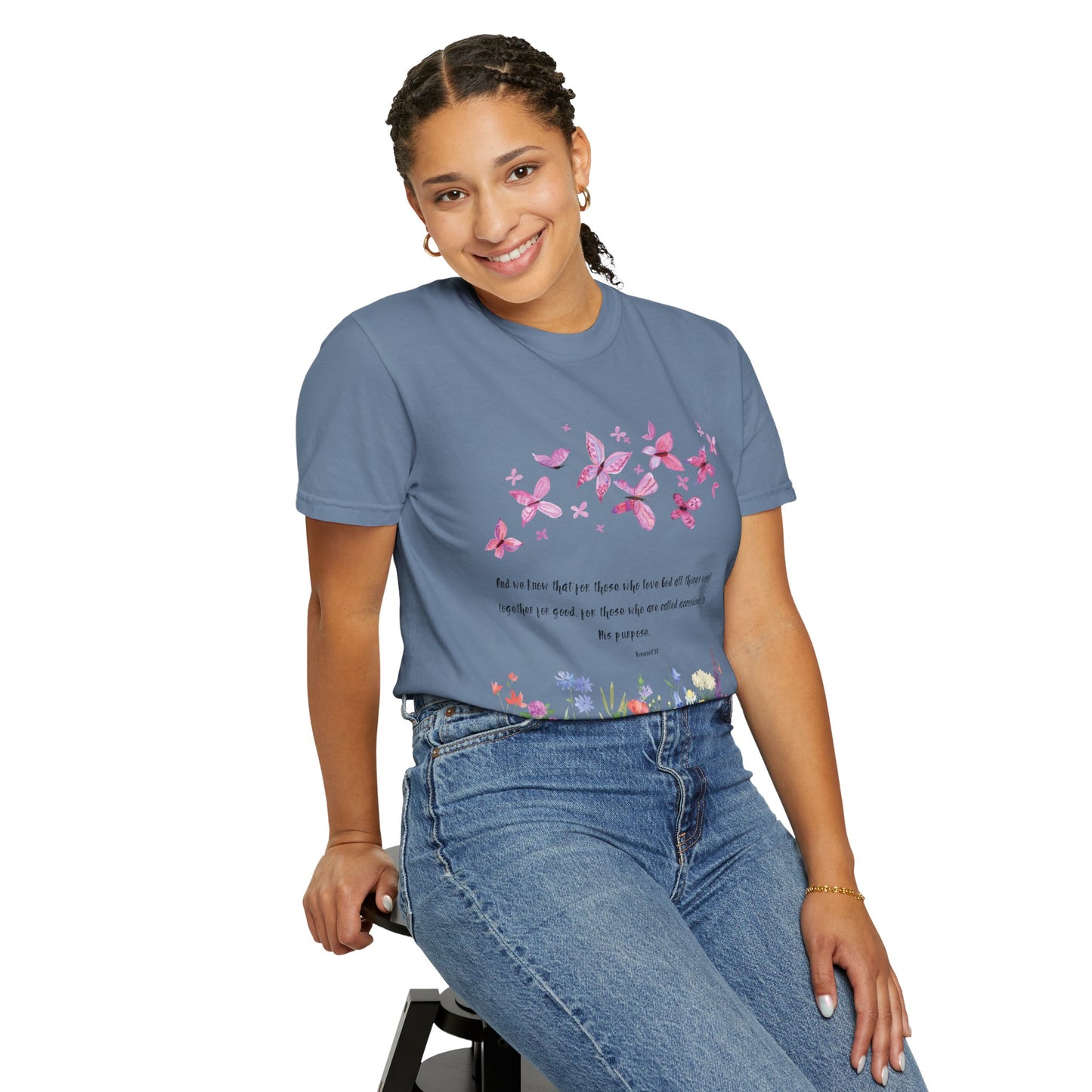 Romans 8:28 with grace T-shirt