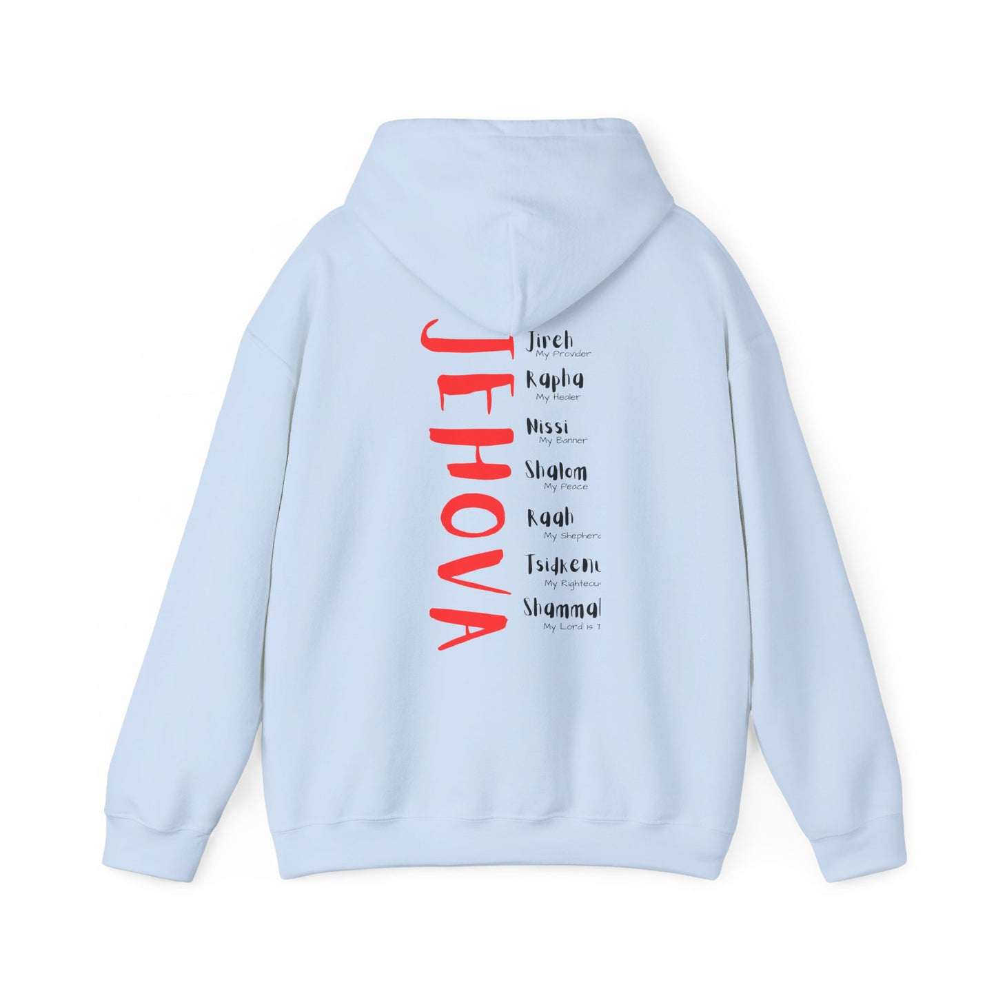 Jehovah Hooded Sweatshirt - Comfort and Spirituality