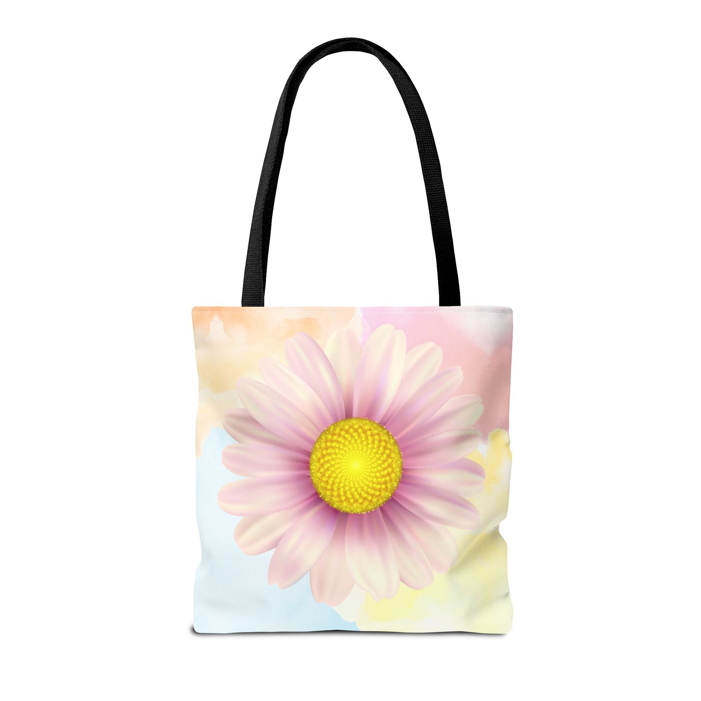 Lavender Watercolor Daisy Garden Tote Bag