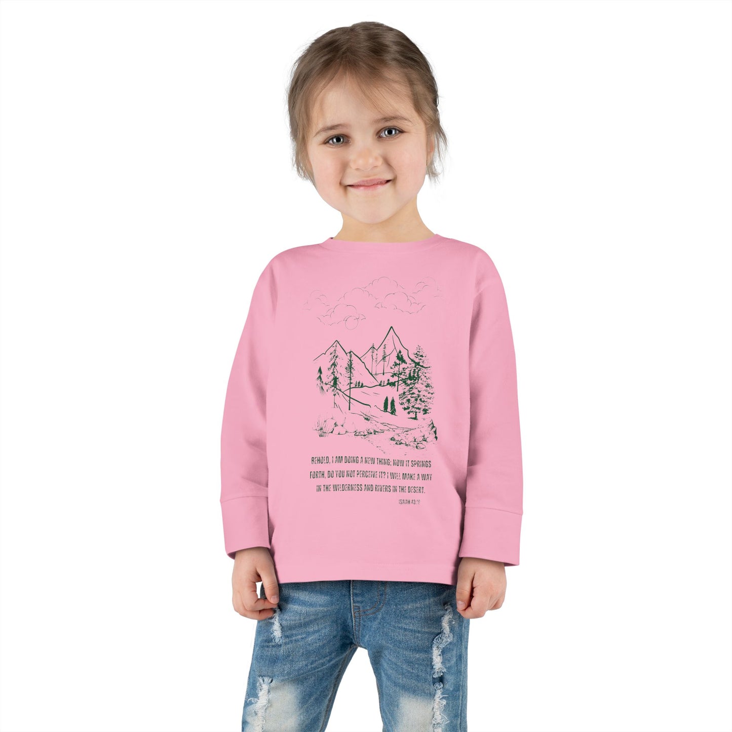 A New Thing Isaiah 43:19 Toddler Long Sleeve Tee