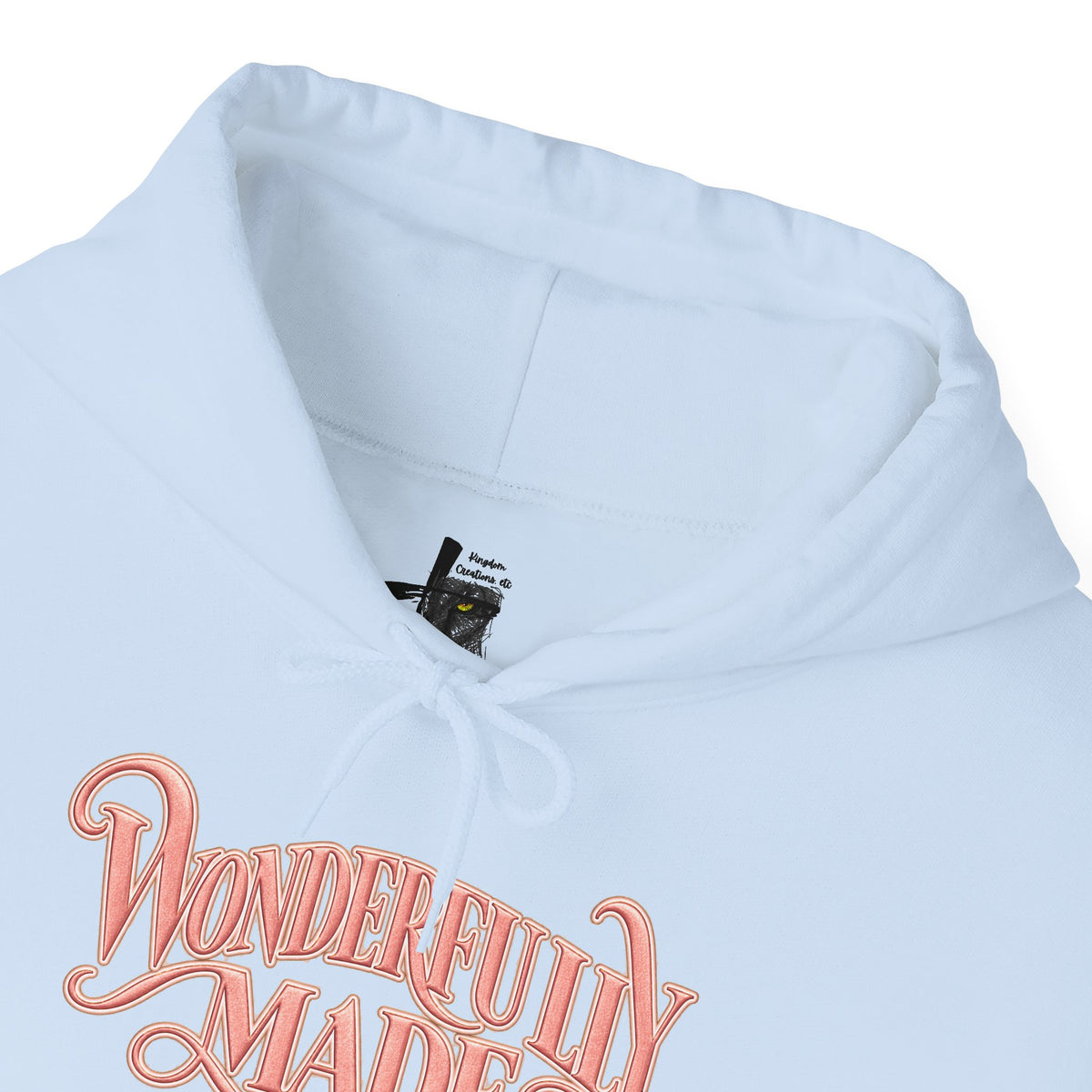 Wonderfully Made Hoodie — Floral Pearl Backprint Hooded Sweatshirt