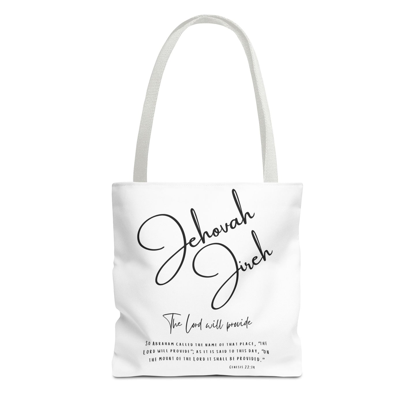Jehova Jireh Tote Bag