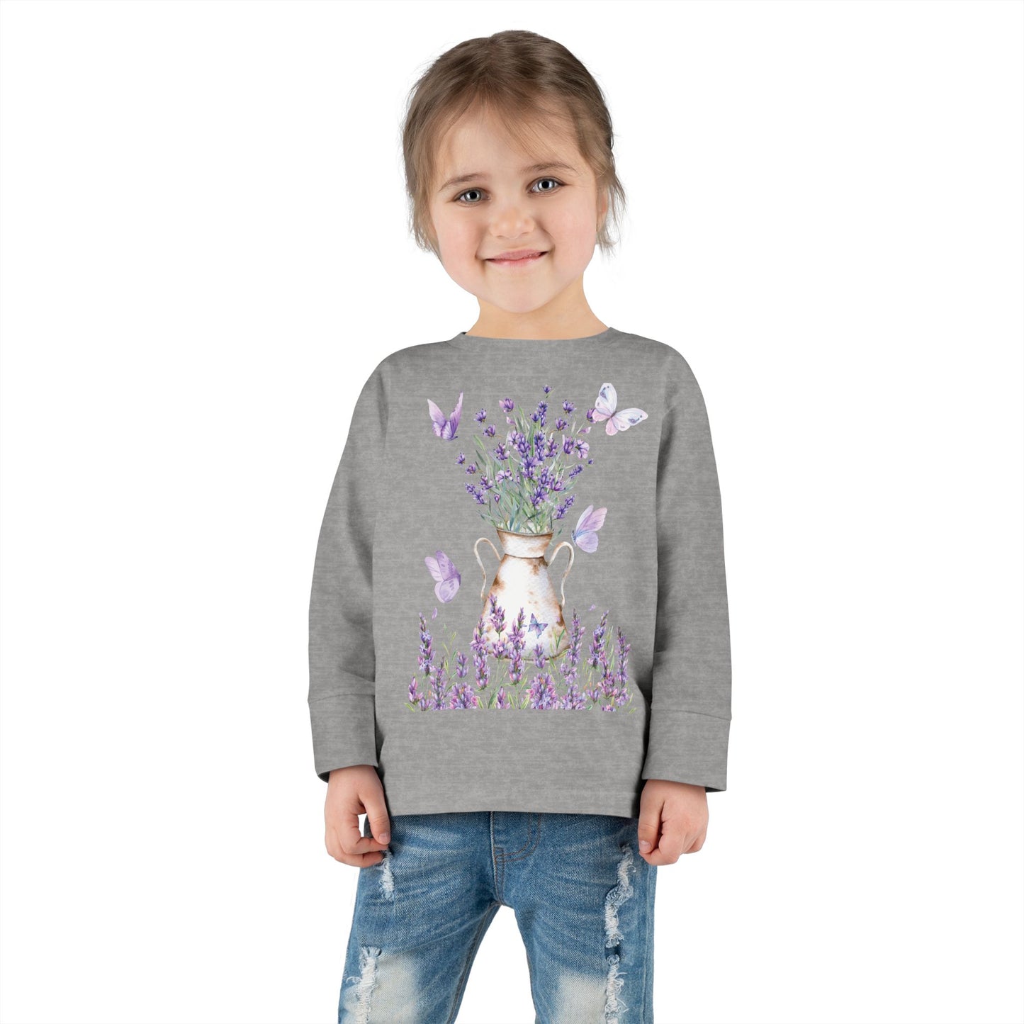 Lilacs Toddler Long Sleeve Tee