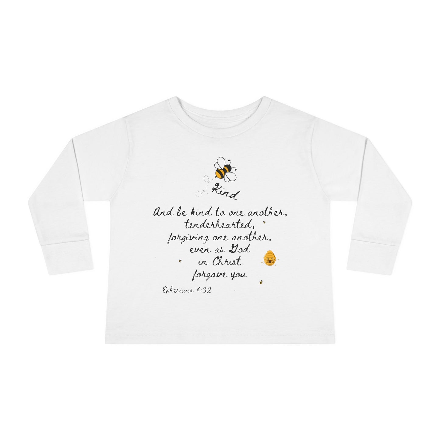 Bee kind Toddler Long Sleeve Tee