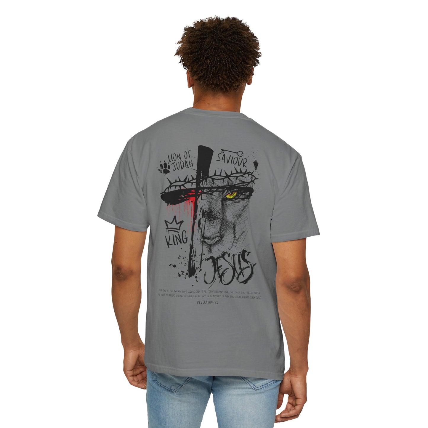 Lion of Judah Rev 5:5 T-shirt - Faith Inspired Streetwear