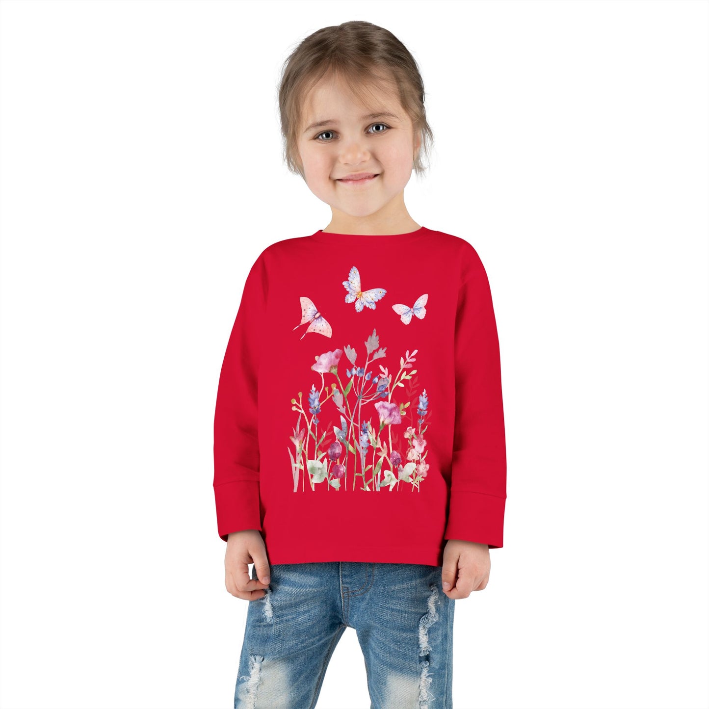 Wild flowers Toddler Long Sleeve Tee