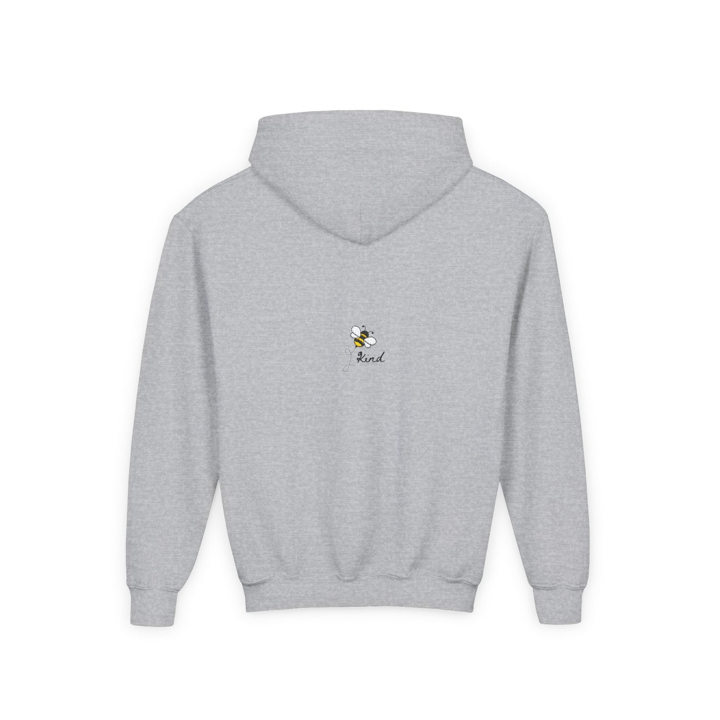 Bee Kind Youth Hooded Sweatshirt - Cozy & Inspiring Gift for Kids