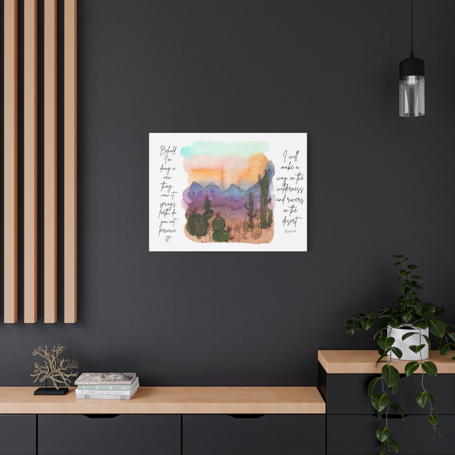 Do you not perceive it Canvas Art