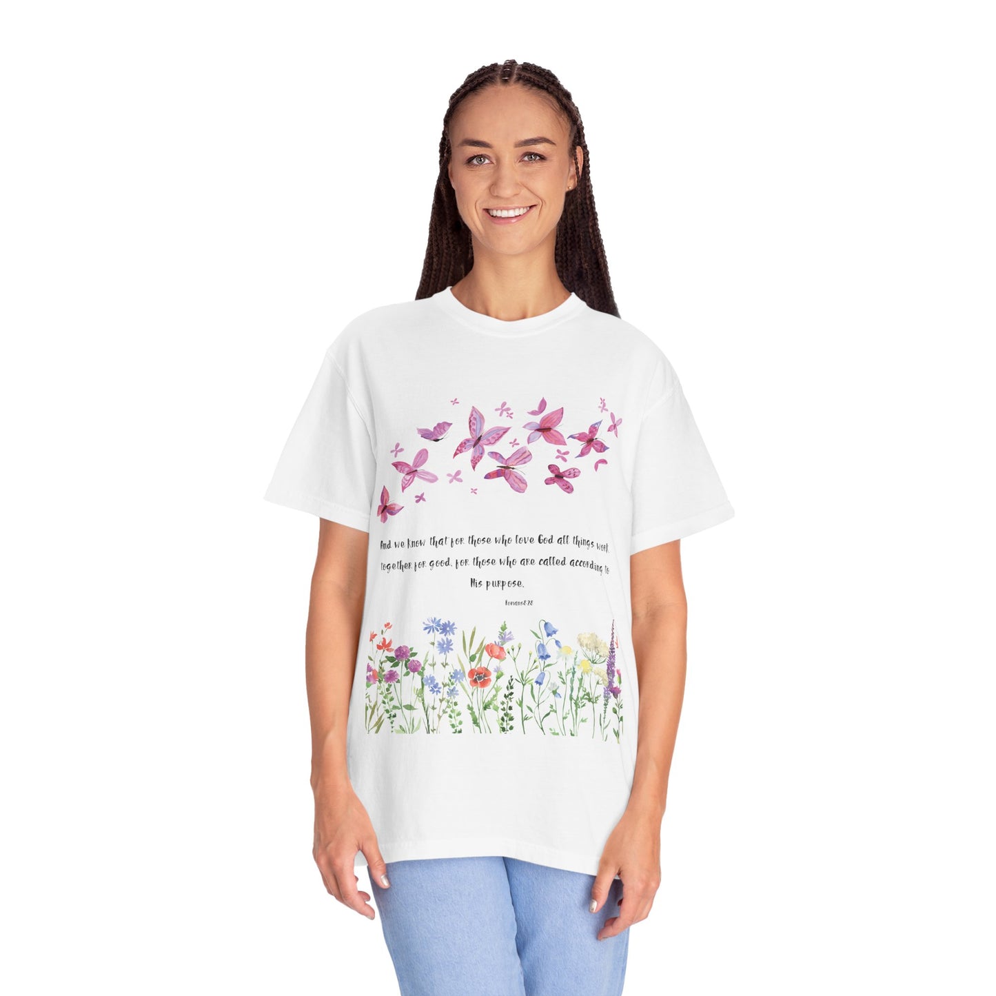 Romans 8:28 with grace T-shirt