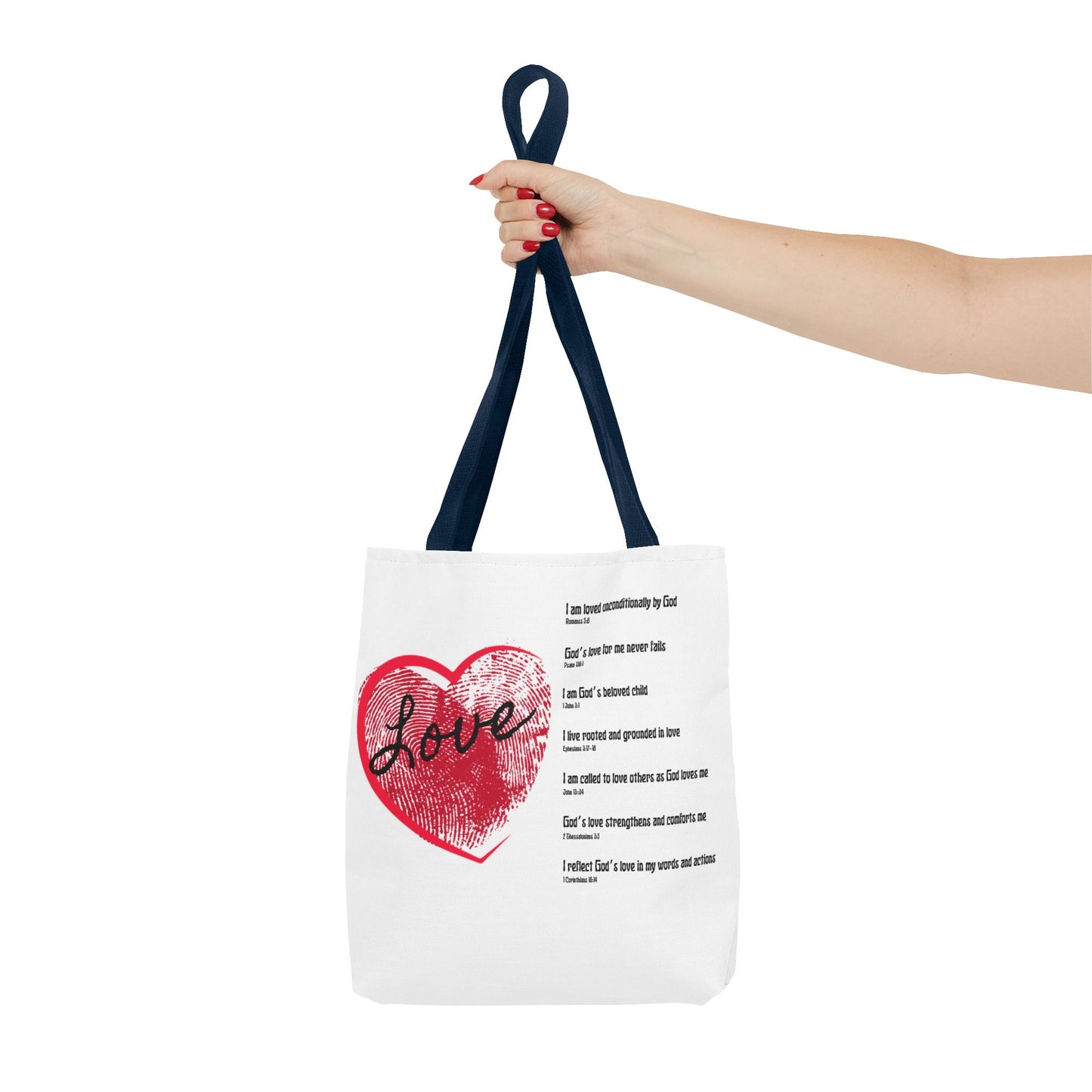 Love Affirmations Tote Bag