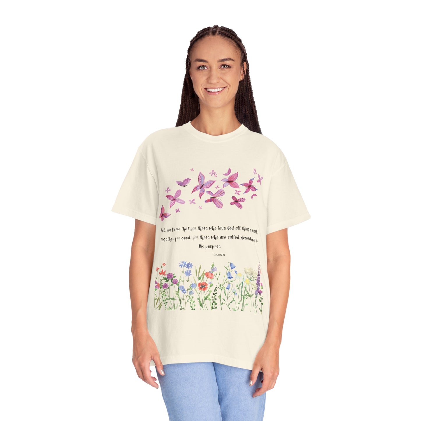 Romans 8:28 with grace T-shirt