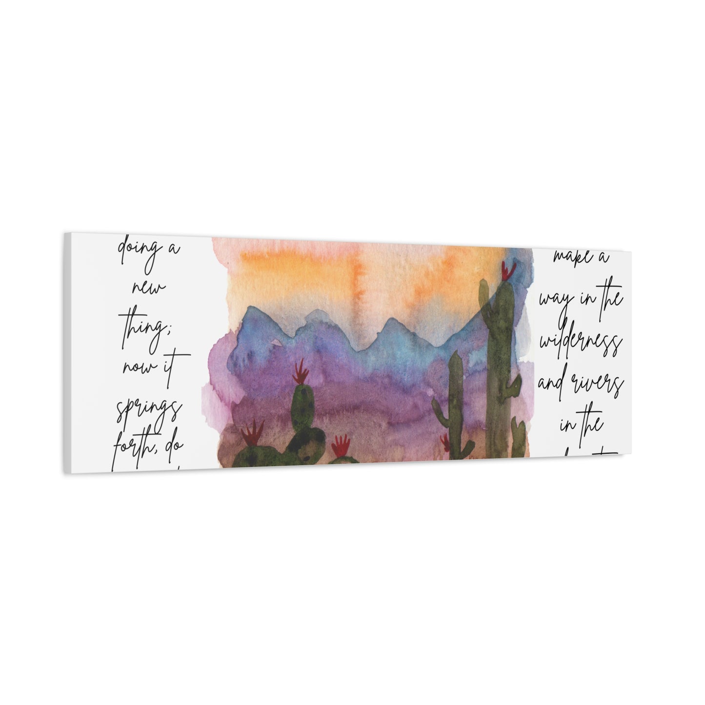 Do you not perceive it Canvas Art
