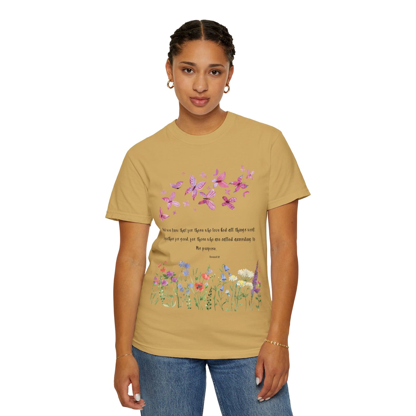 Romans 8:28 with grace T-shirt
