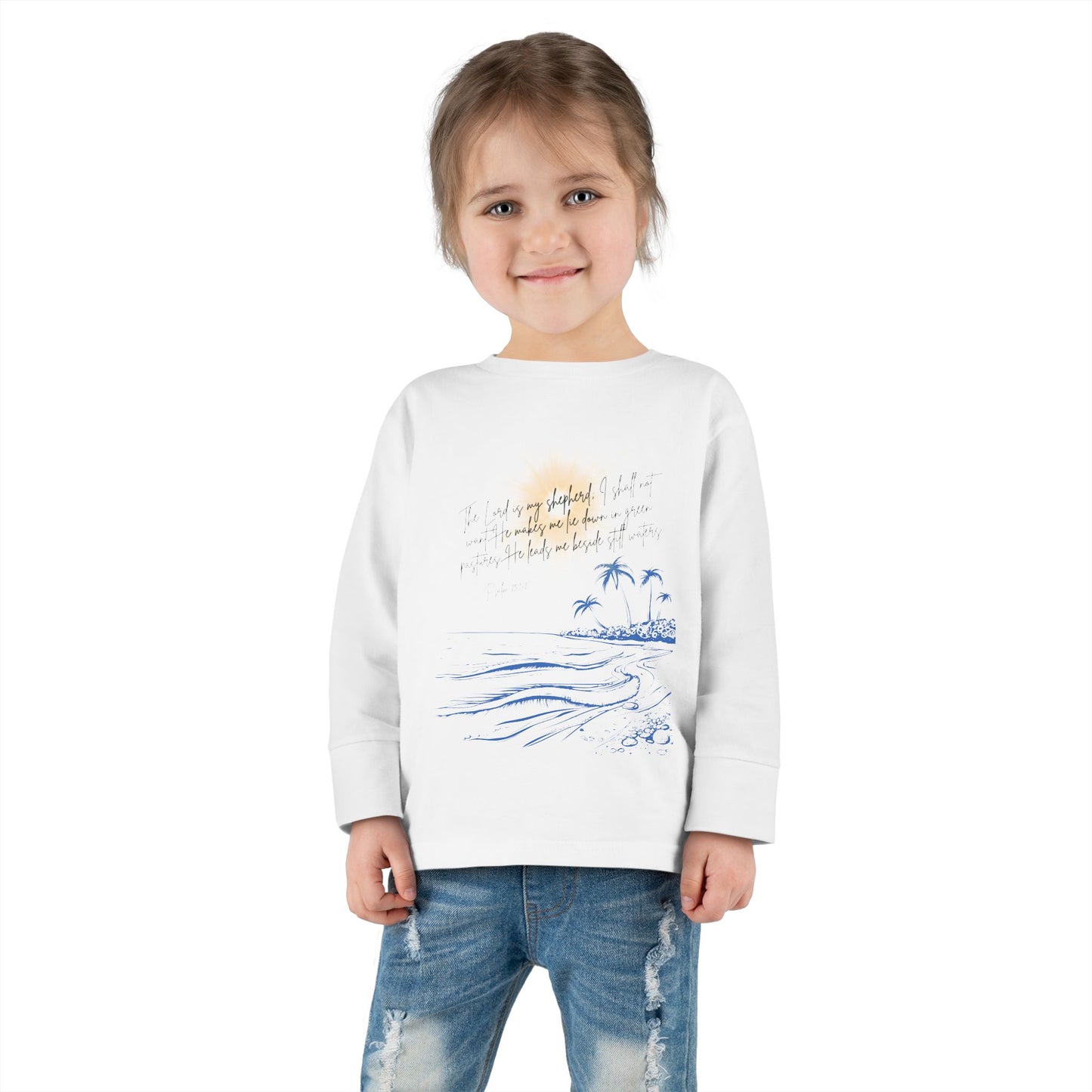 Psalm 23:1 Toddler Long Sleeve Tee