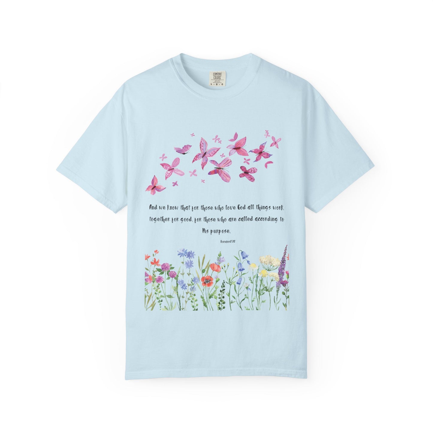 Romans 8:28 with grace T-shirt