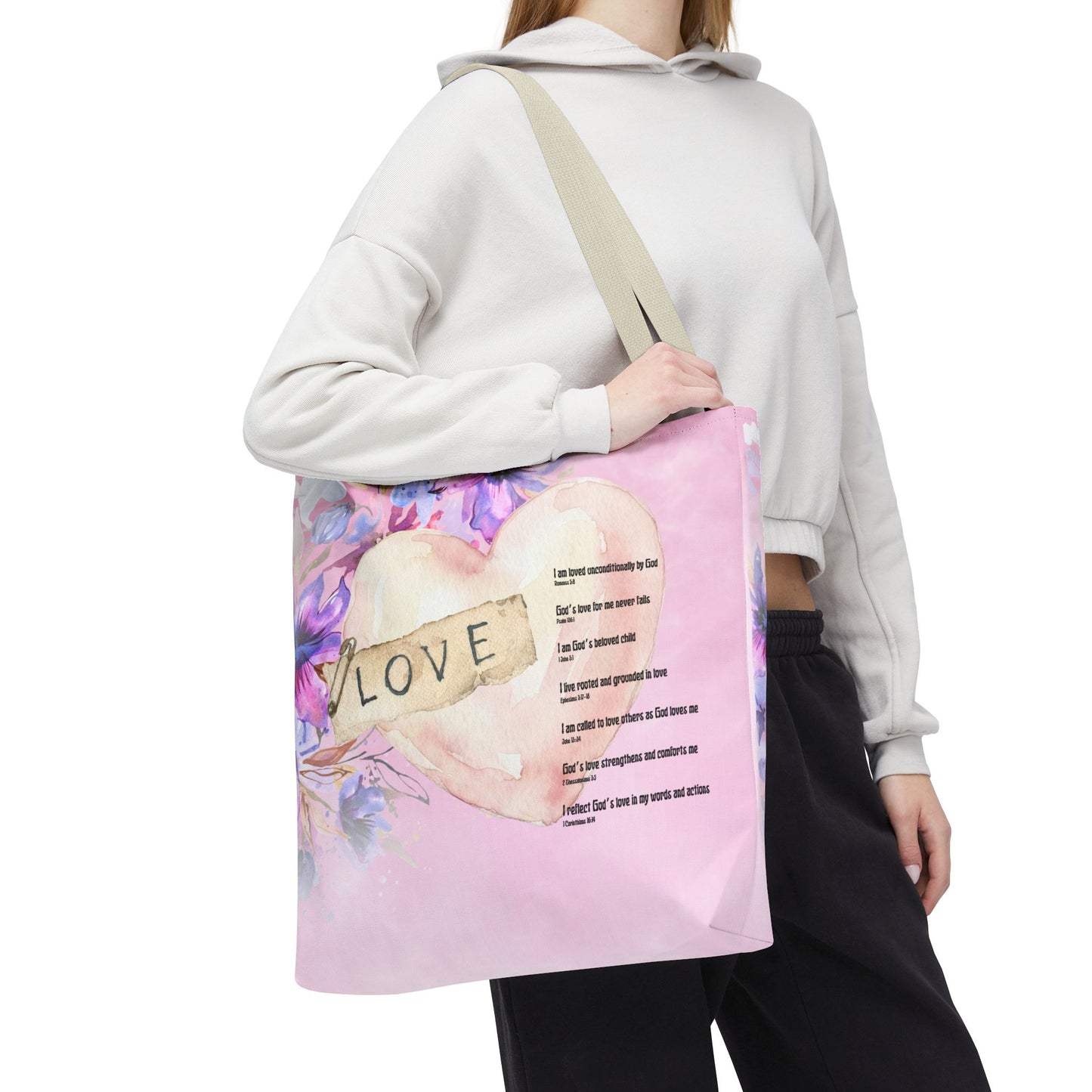 Love Affirmations Tote Bag