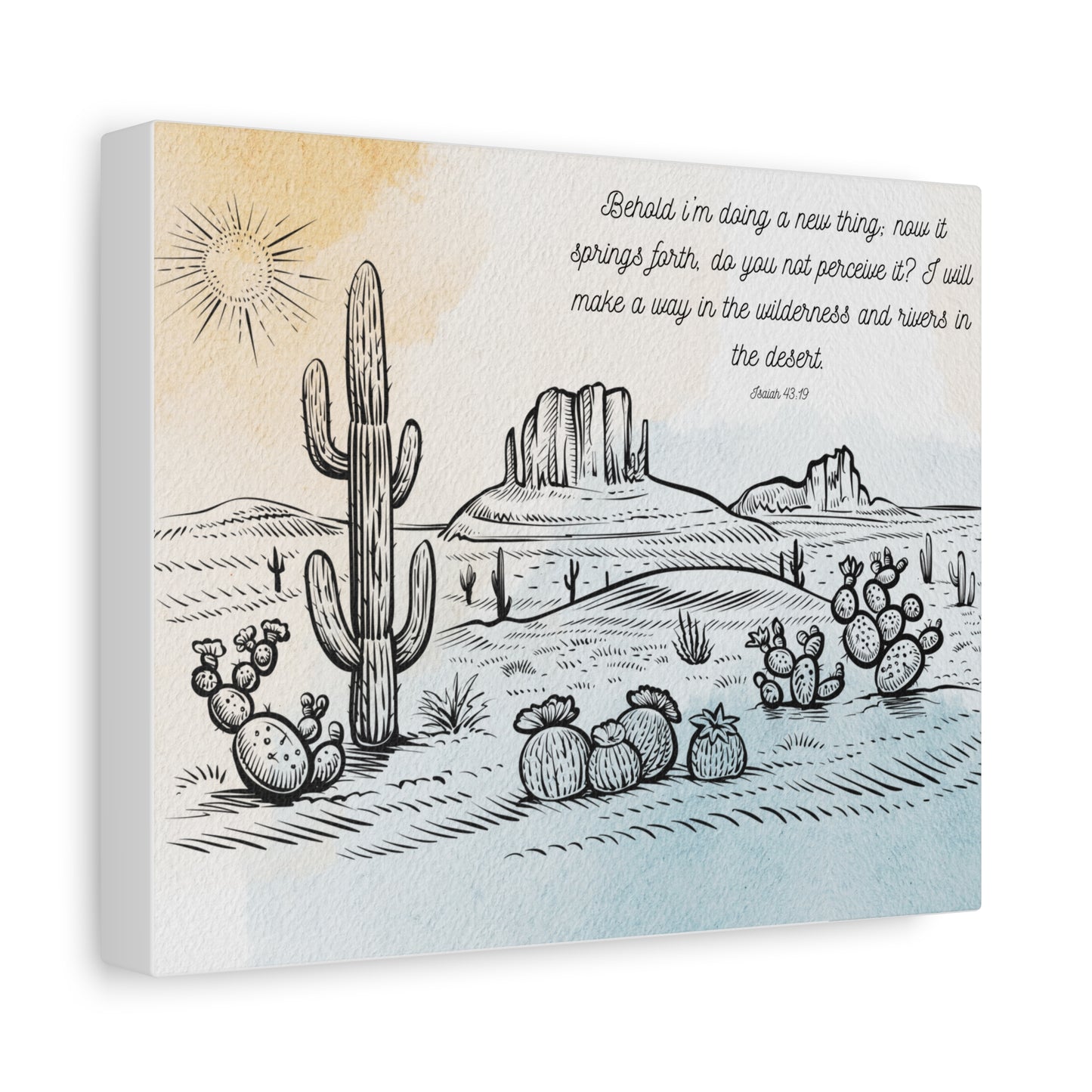 I am Doing a New Thing Canvas Art