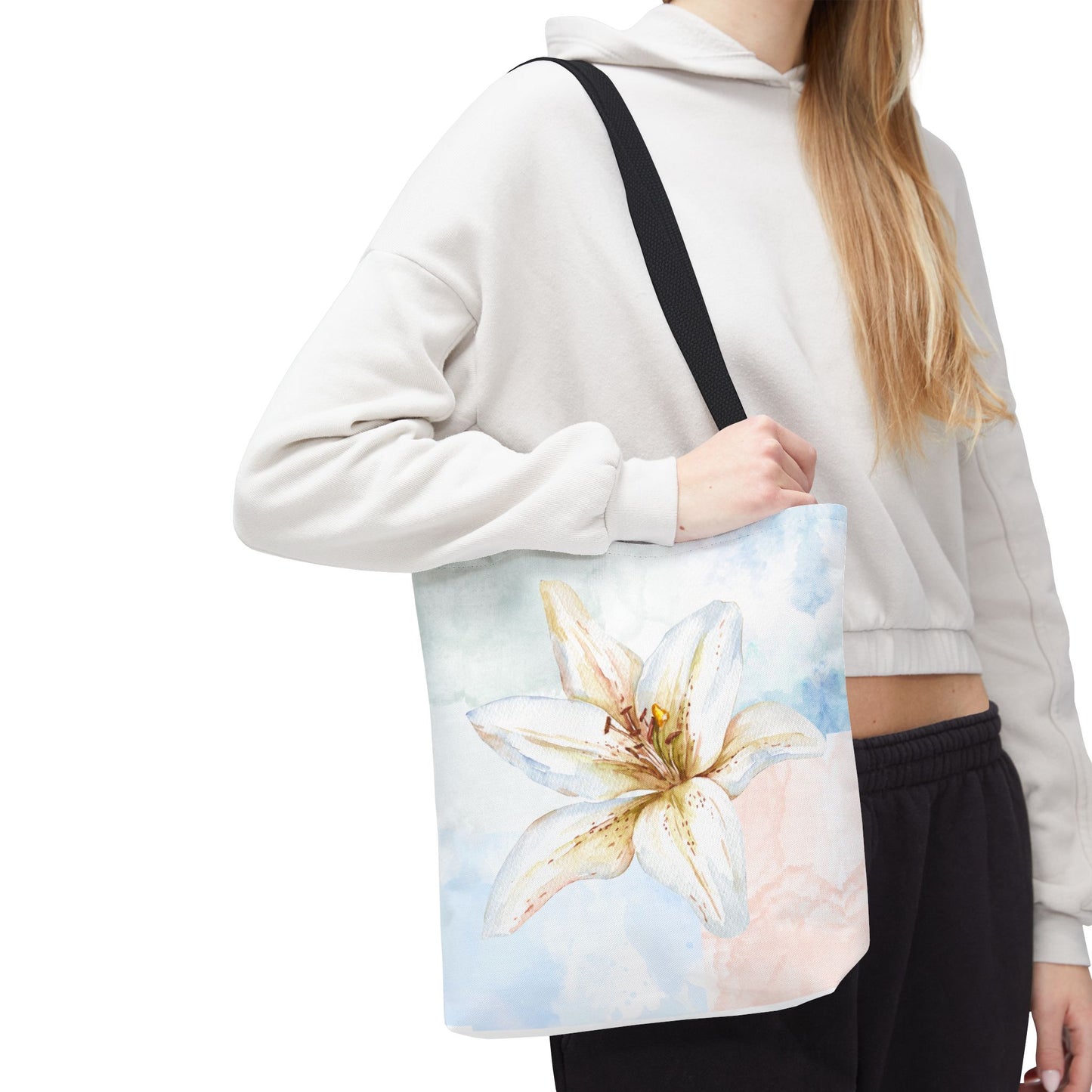 White Lily Tote Bag