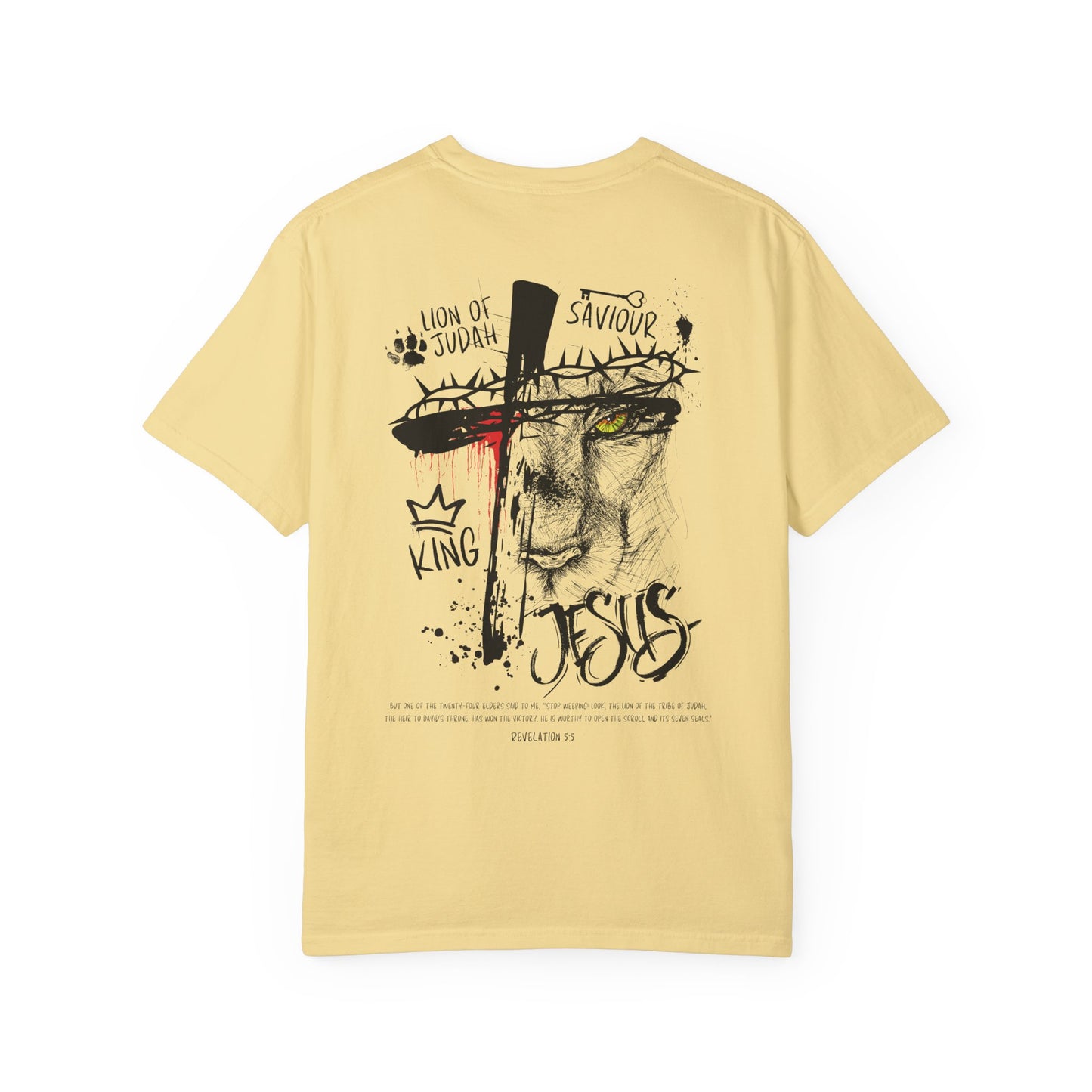 Lion of Judah Rev 5:5 T-shirt - Faith Inspired Streetwear