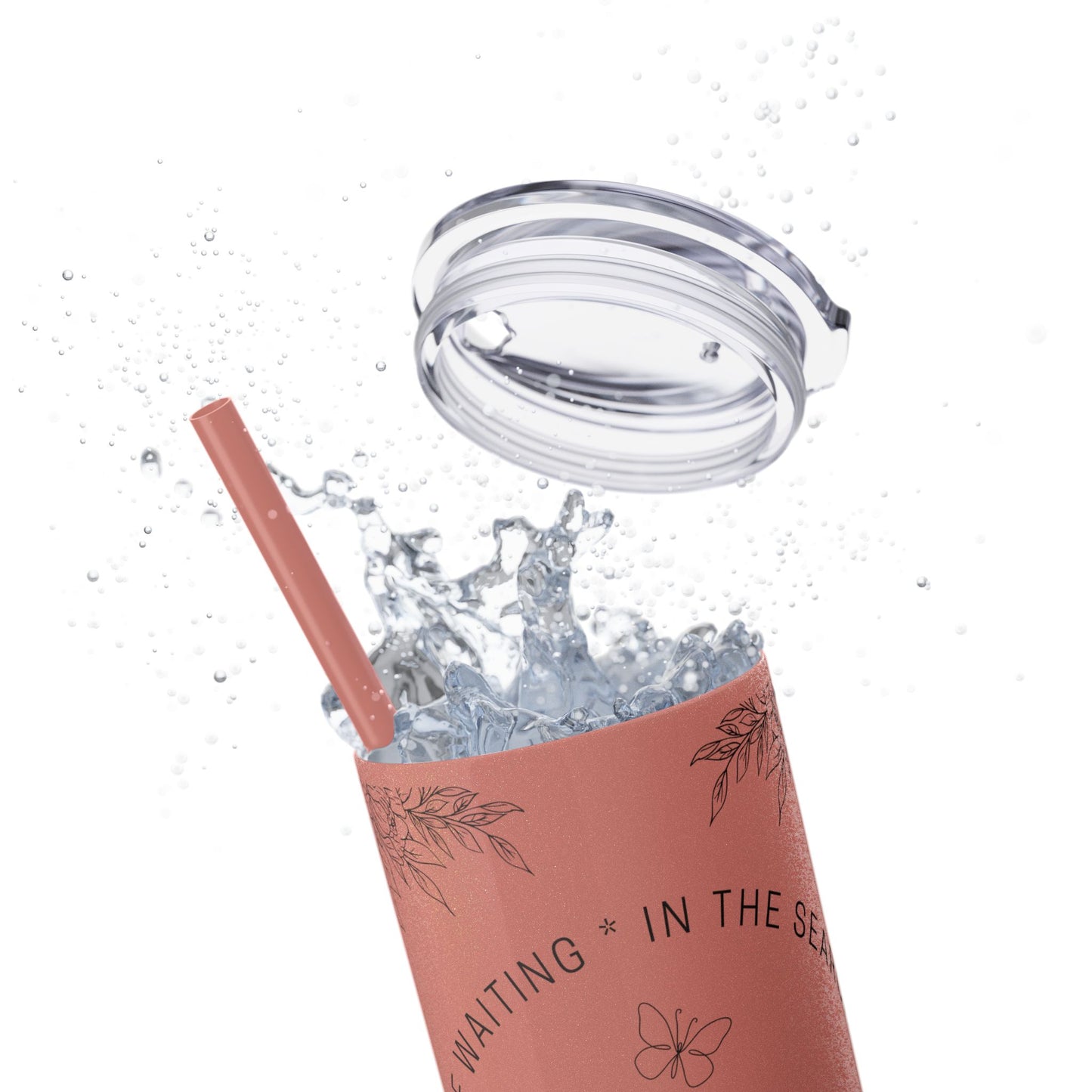 There was Jesus Skinny Tumbler with Straw - 20oz