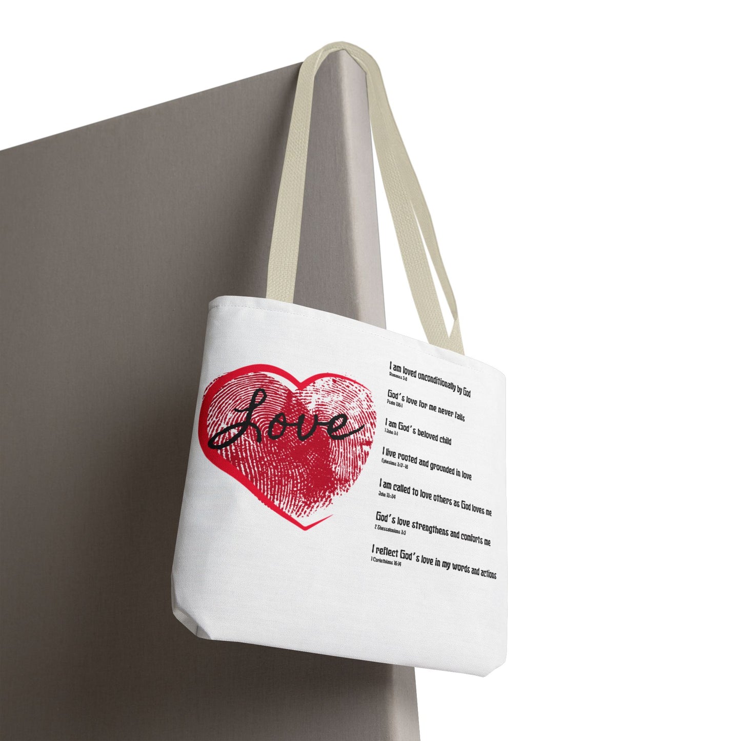 Love Affirmations Tote Bag