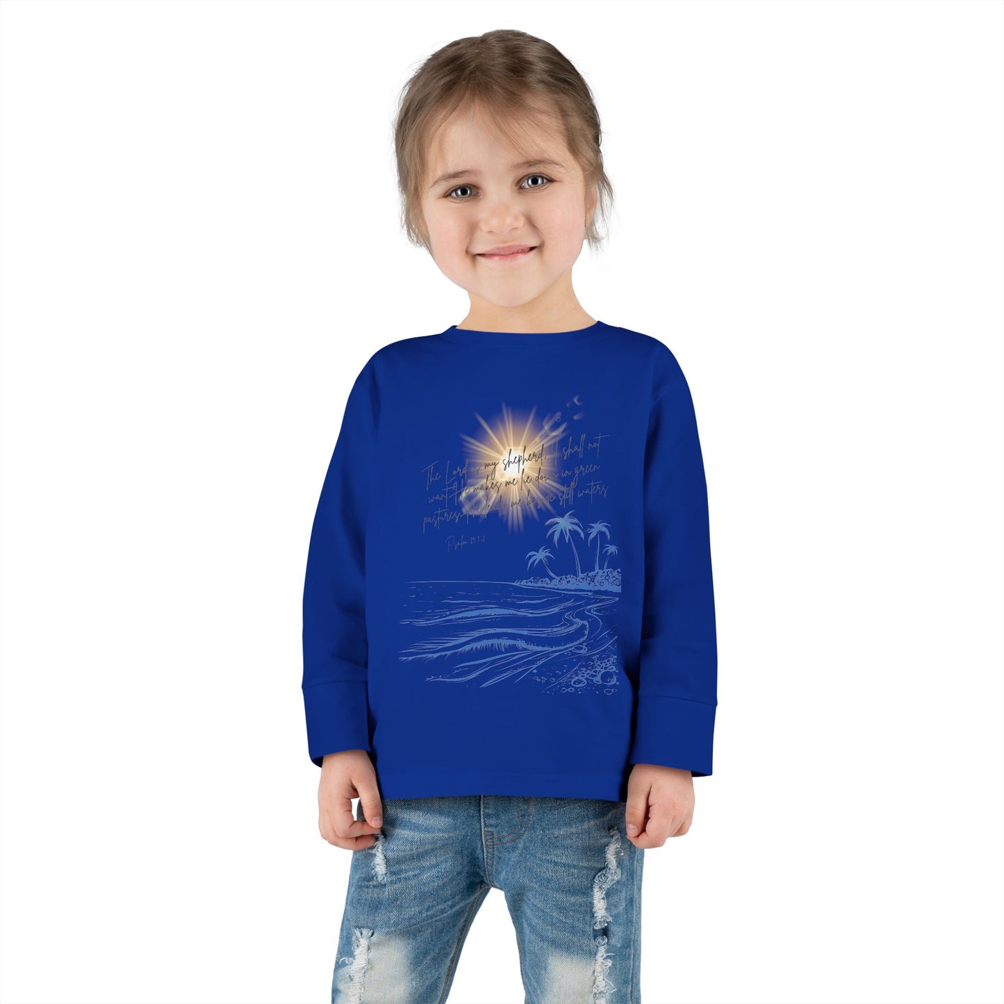 Psalm 23:1 Toddler Long Sleeve Tee