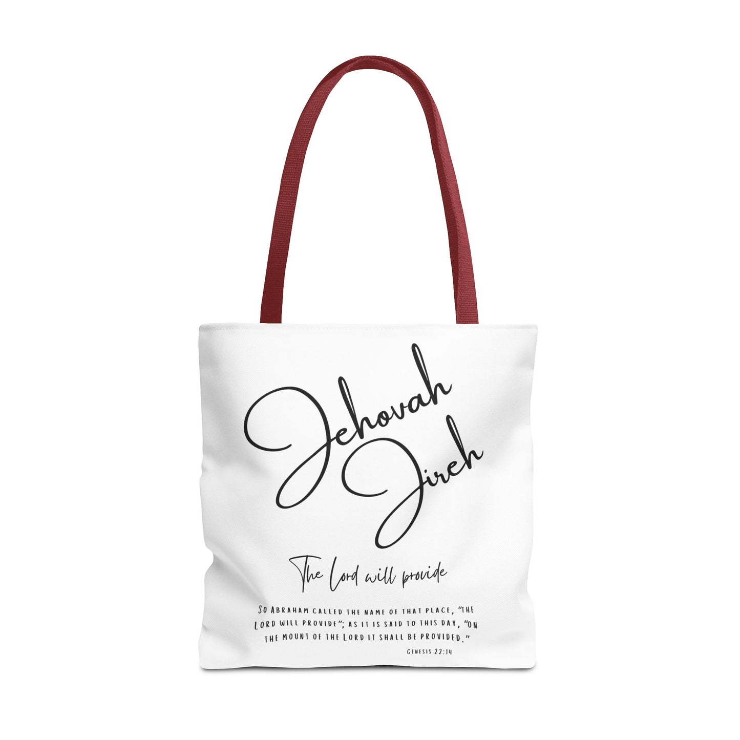 Jehova Jireh Tote Bag