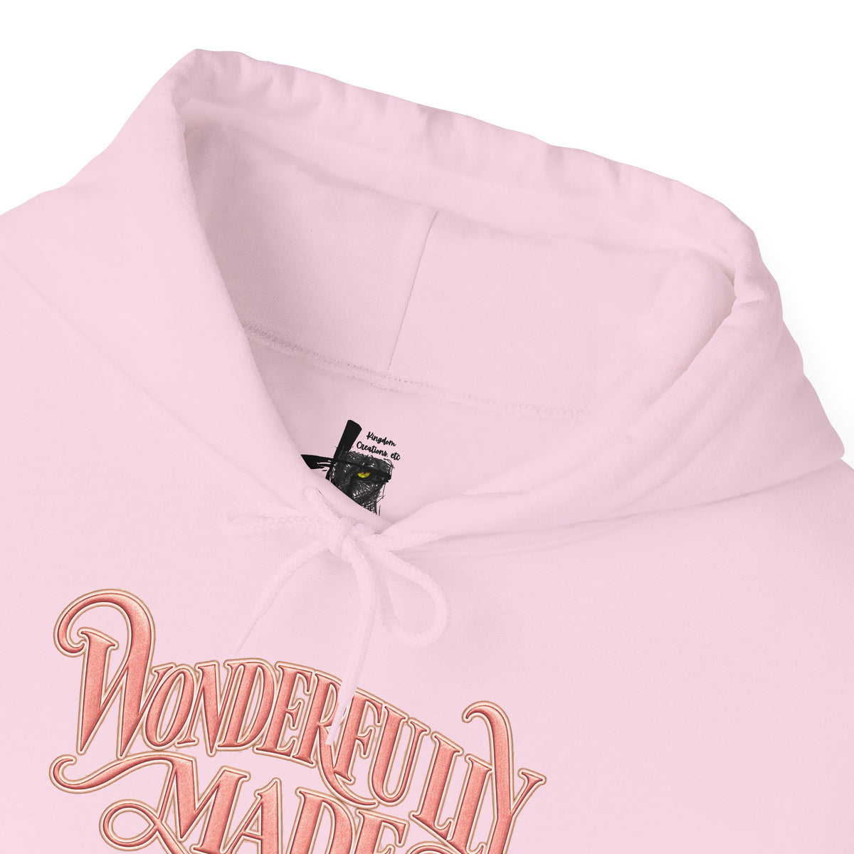 Wonderfully Made Hoodie — Floral Pearl Backprint Hooded Sweatshirt