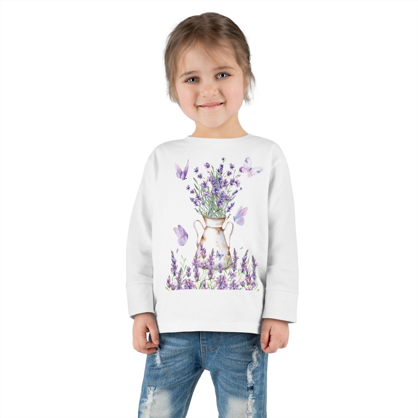 Lilacs Toddler Long Sleeve Tee