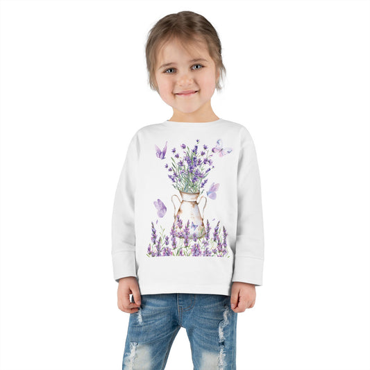 Lilacs Toddler Long Sleeve Tee