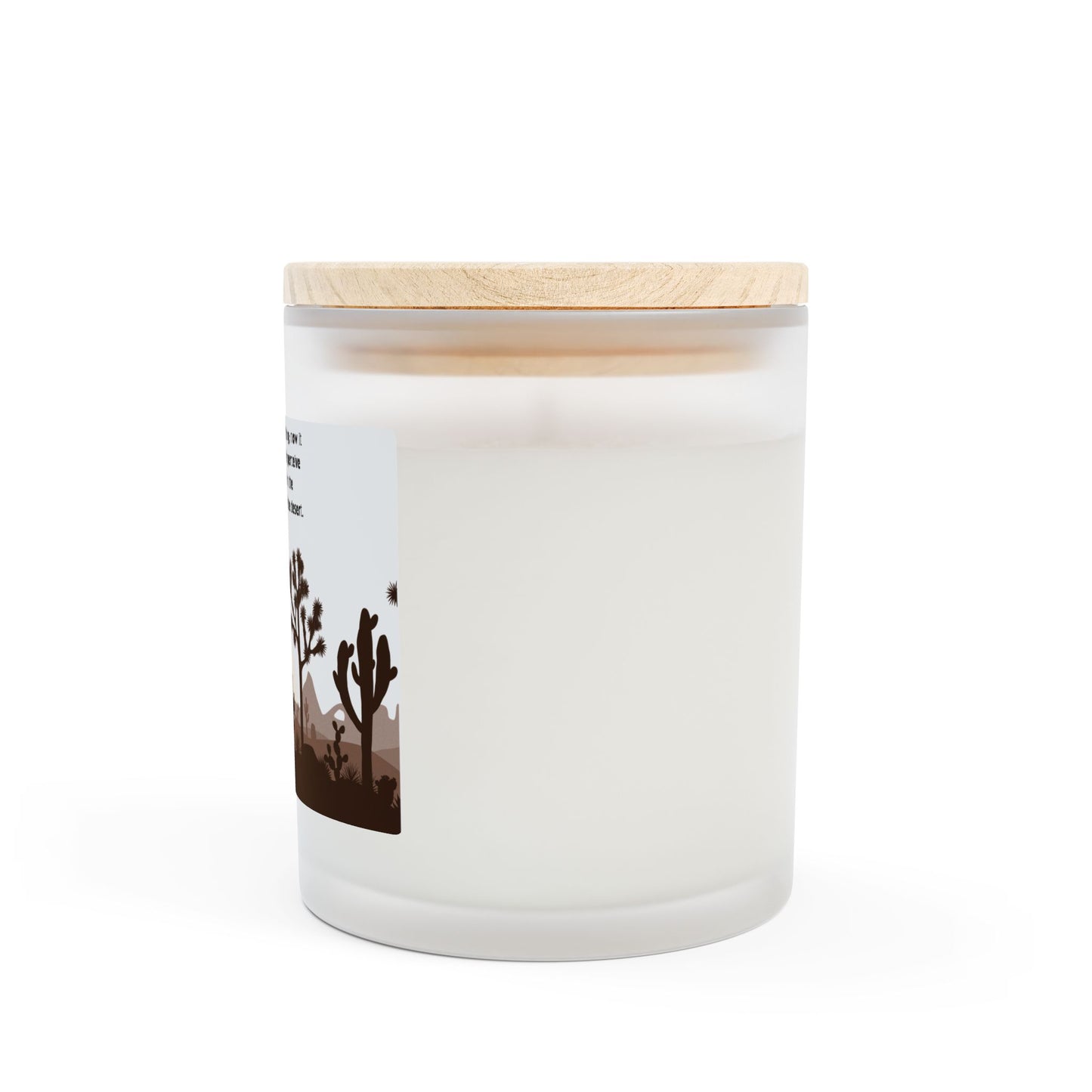 Doing a new thing Frosted Glass Candle, 11oz