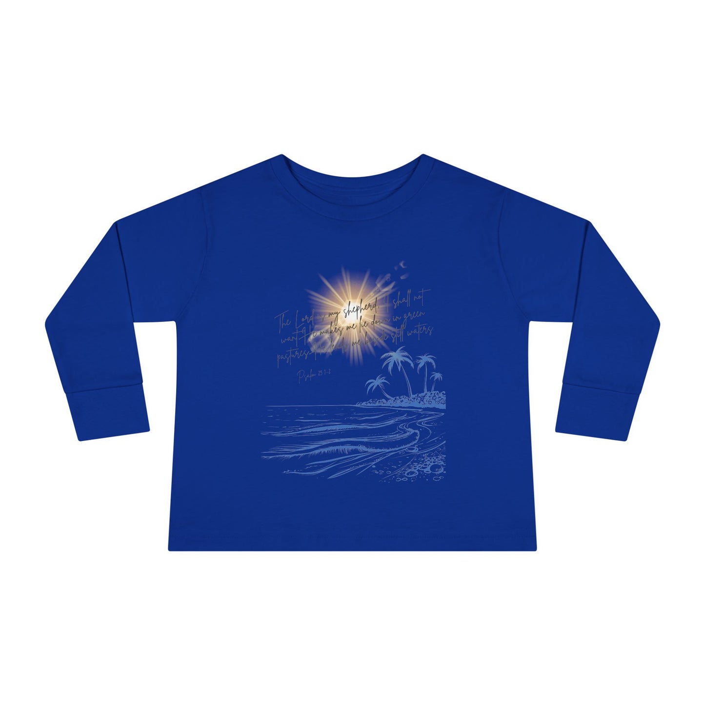 Psalm 23:1 Toddler Long Sleeve Tee
