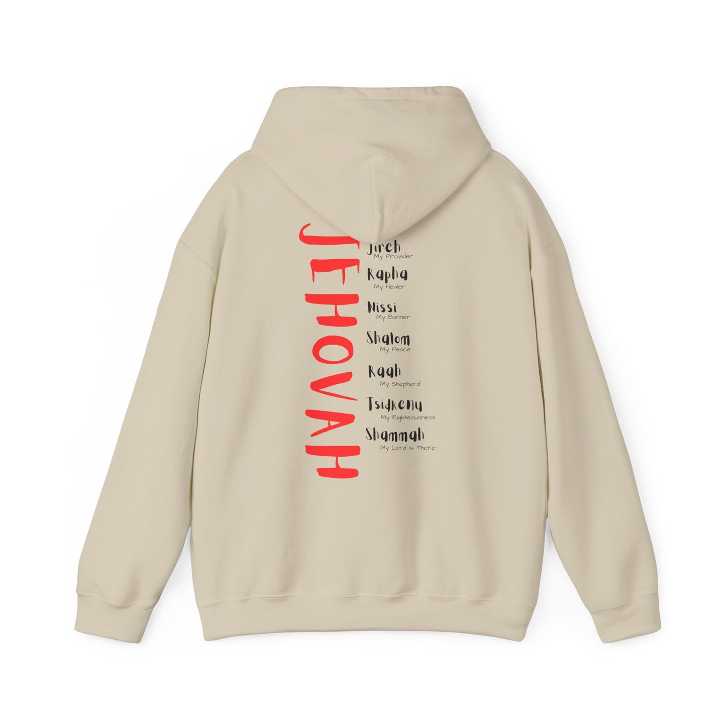 Jehovah Hooded Sweatshirt - Comfort and Spirituality