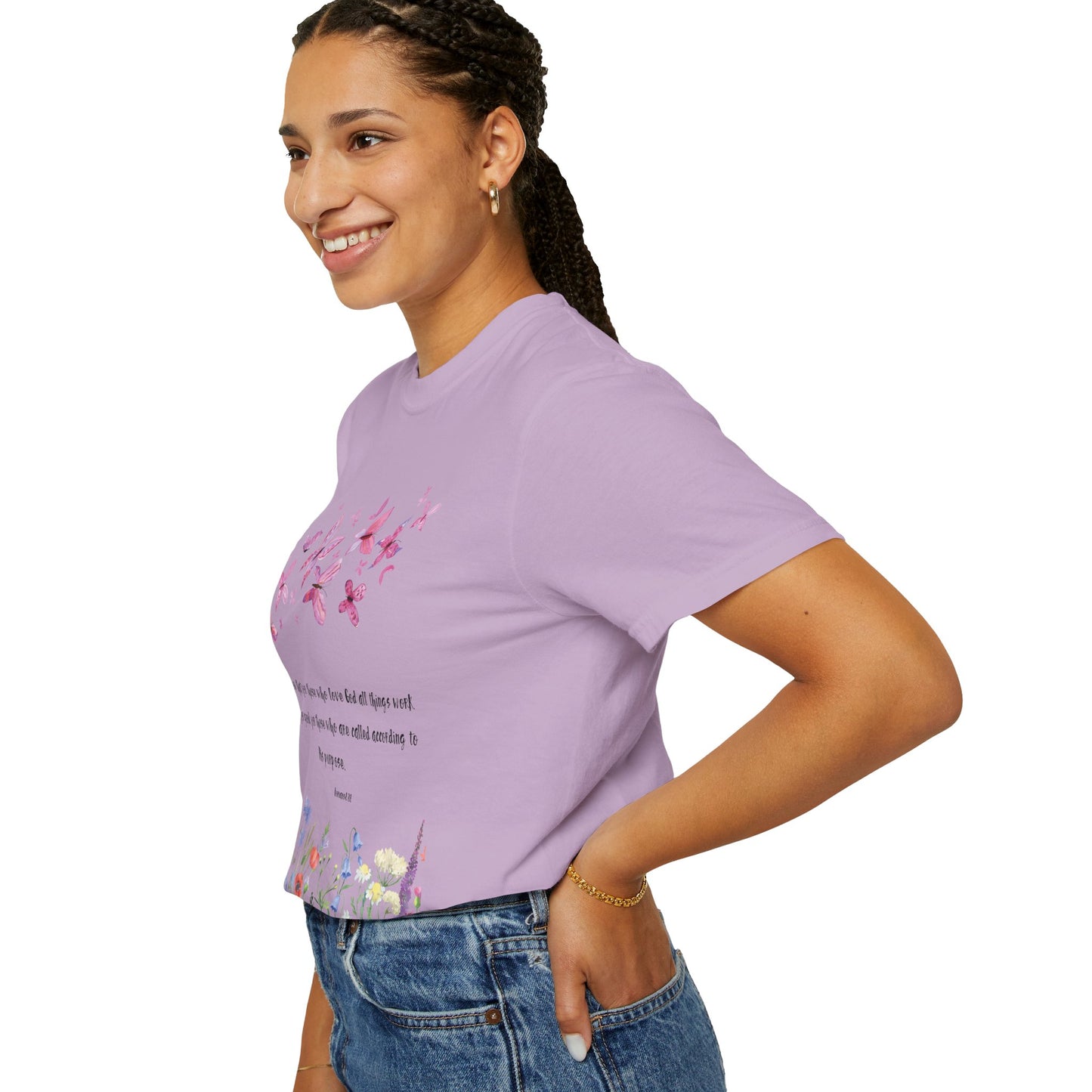 Romans 8:28 with grace T-shirt