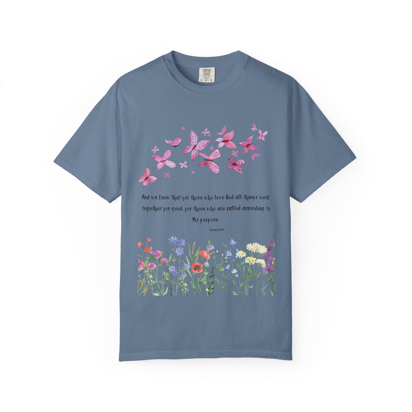 Romans 8:28 with grace T-shirt
