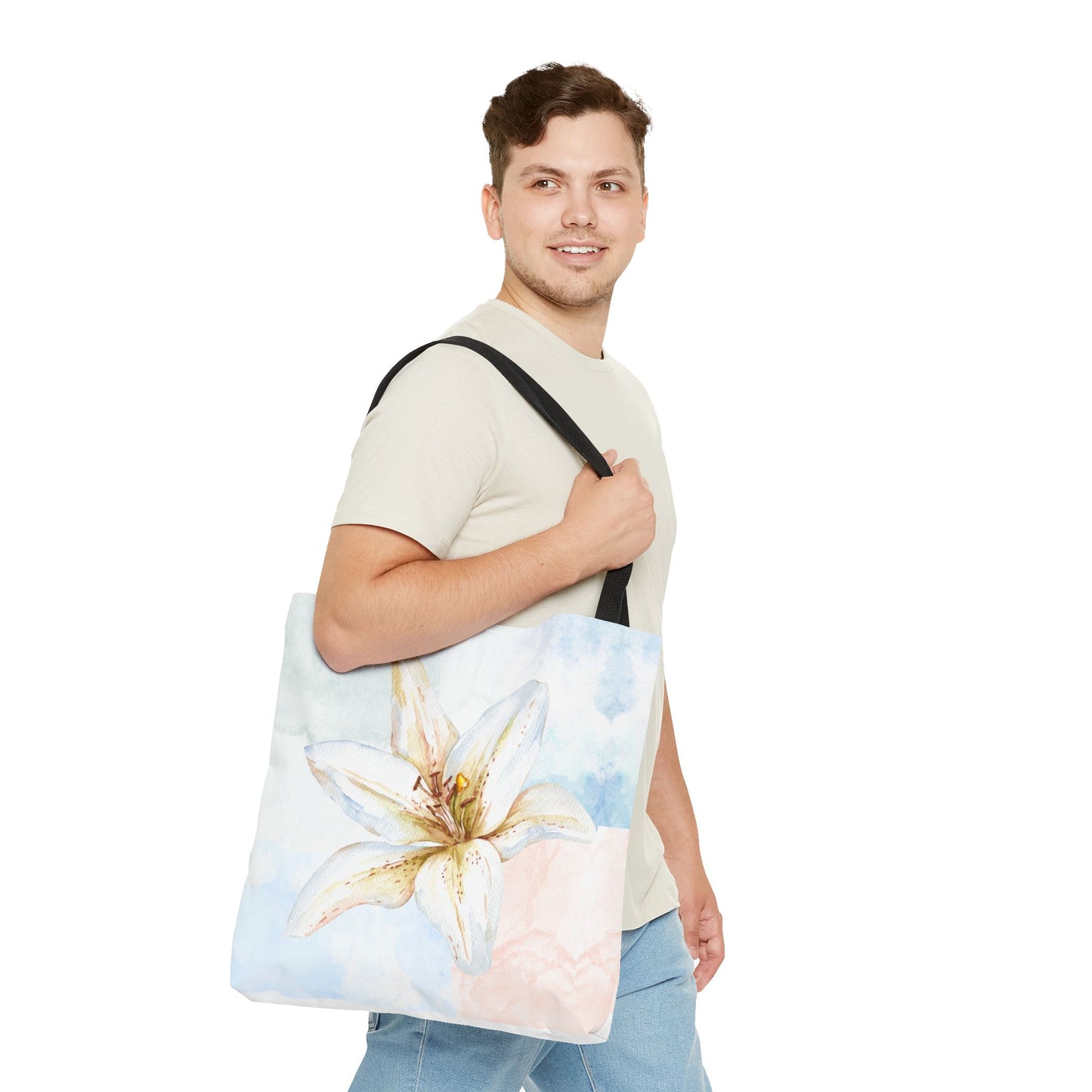 White Lily Tote Bag