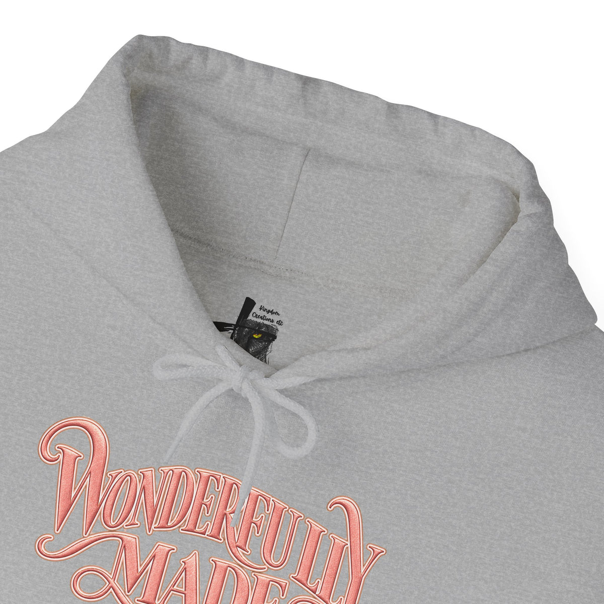 Wonderfully Made Hoodie — Floral Pearl Backprint Hooded Sweatshirt